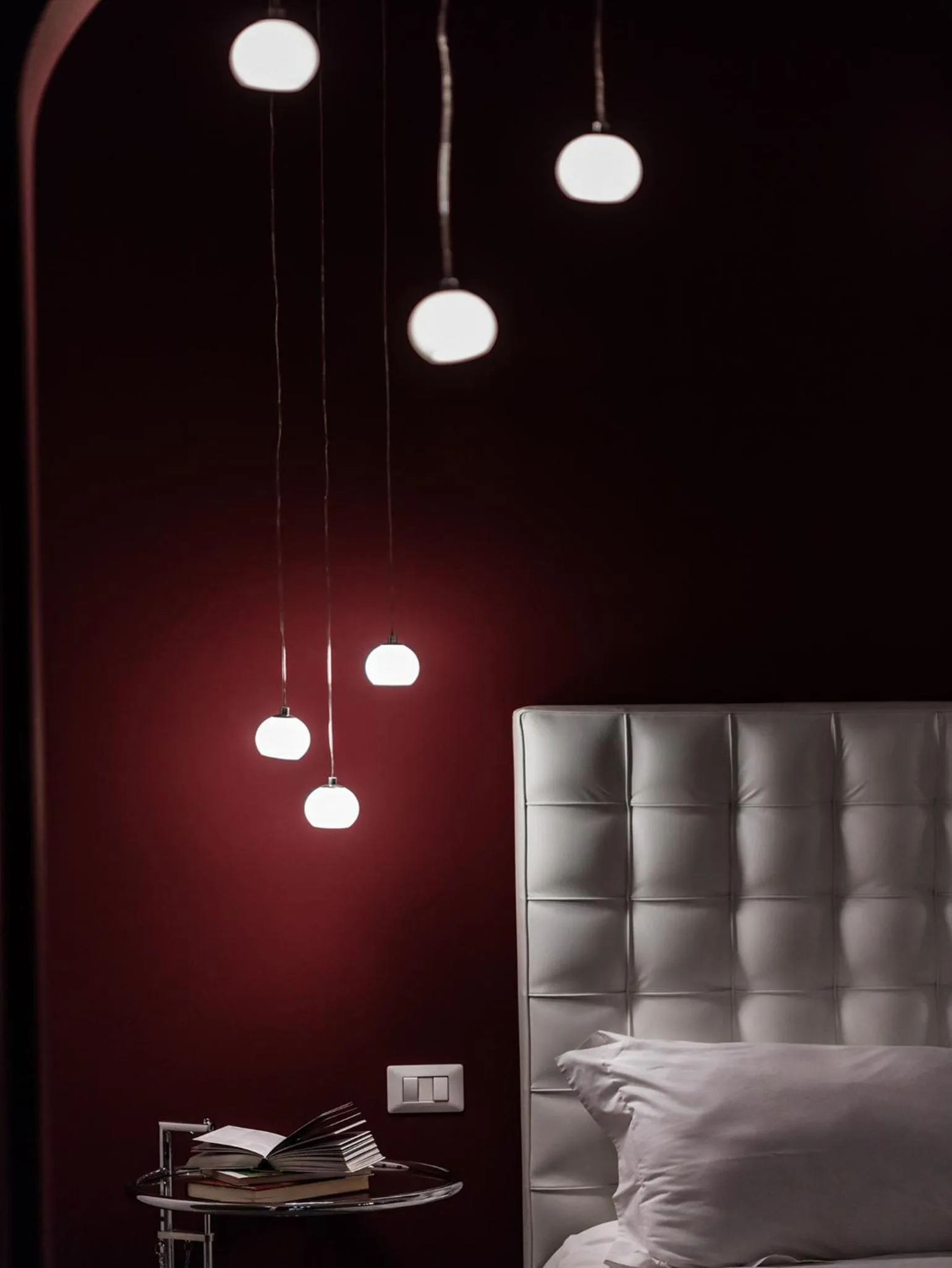 Decorative detail, Bed in Hotel Astro Mediceo