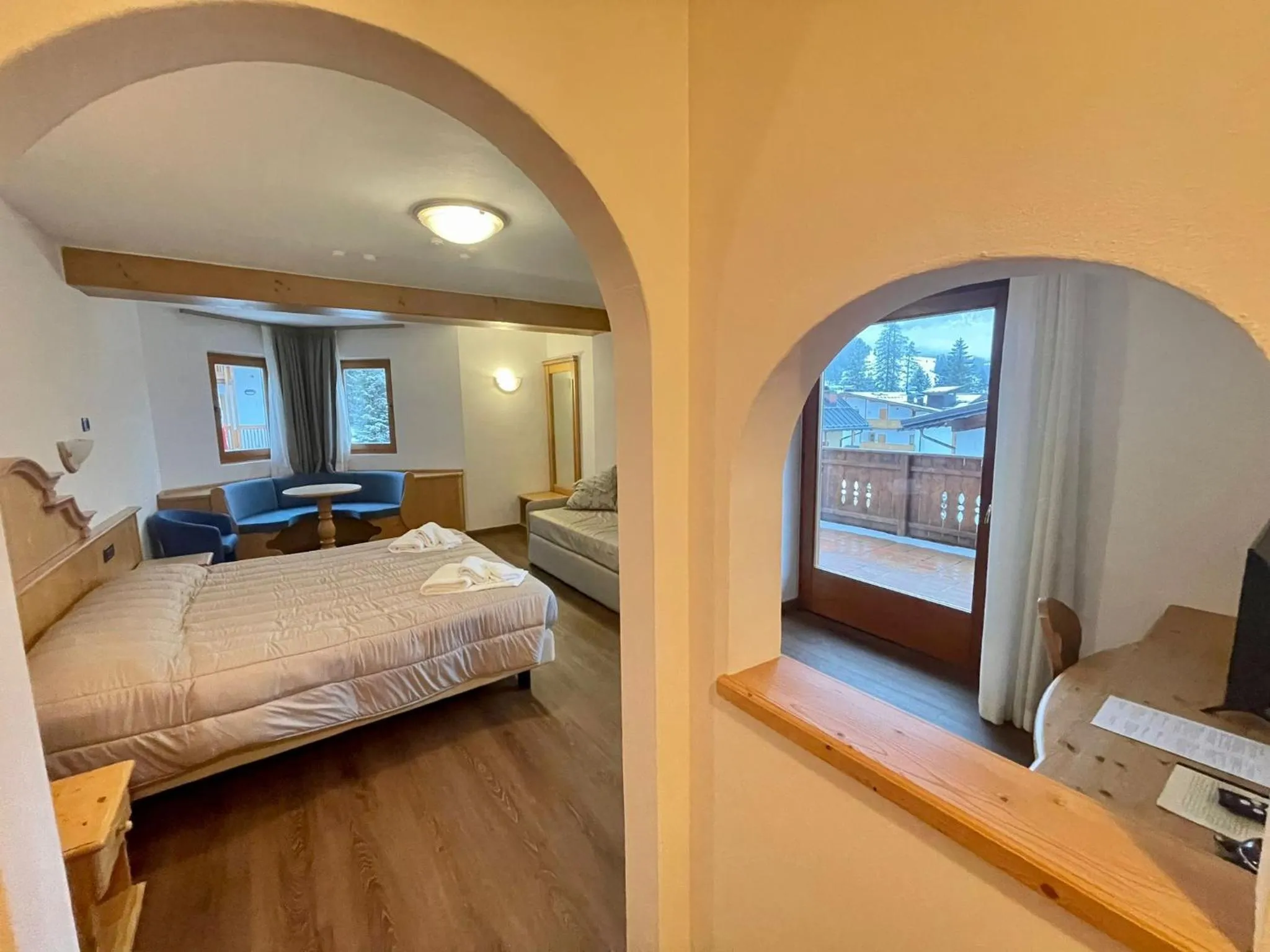 Bedroom, Bed in Hotel Villa Aurora