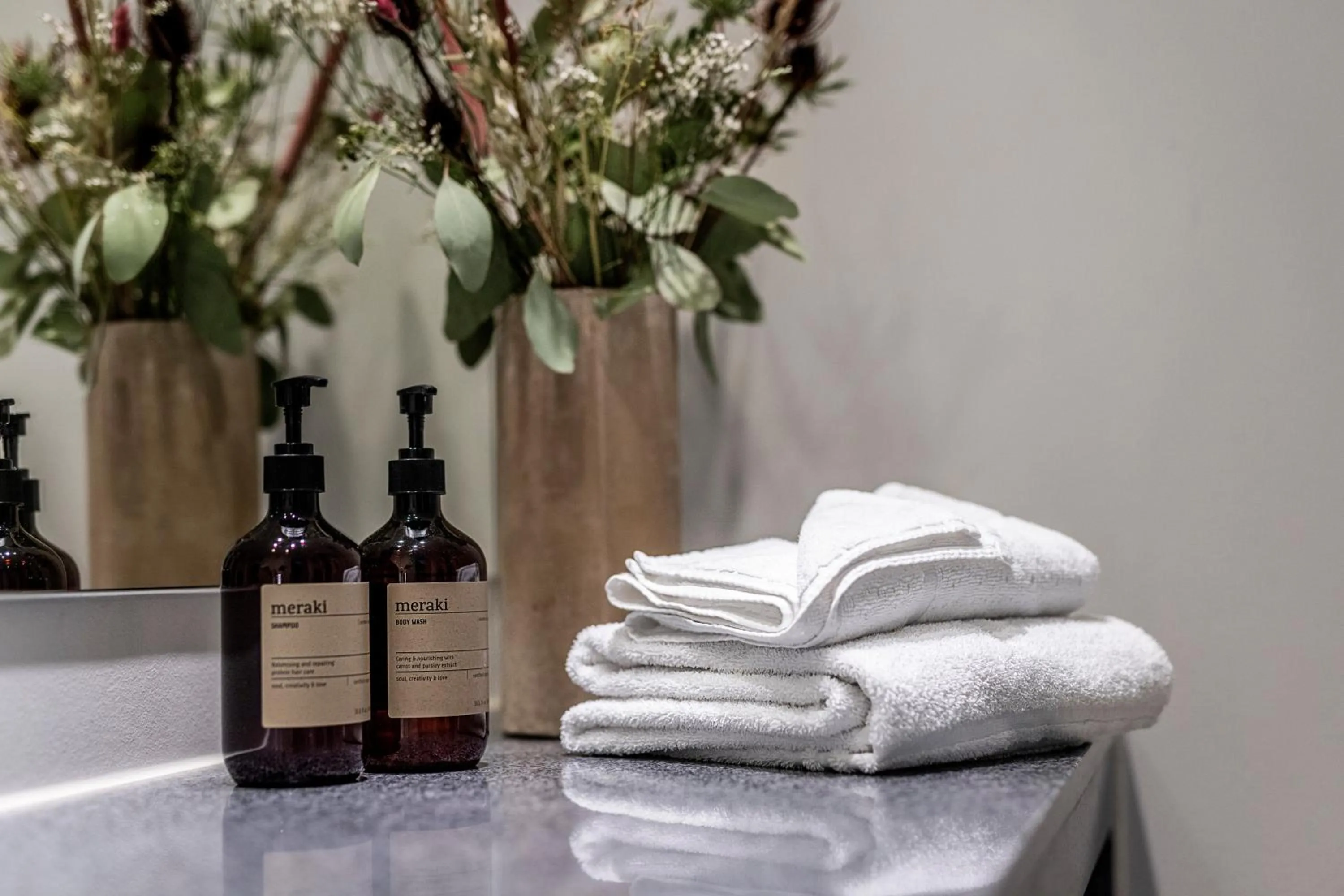 towels in Aalborg Airport Hotel