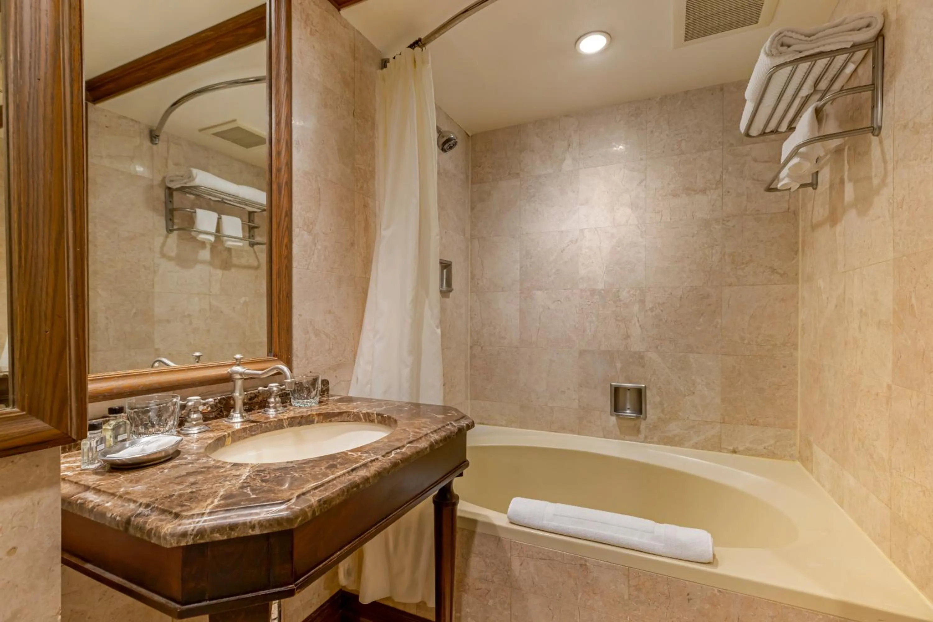 Bathroom in The Blakely by LuxUrban