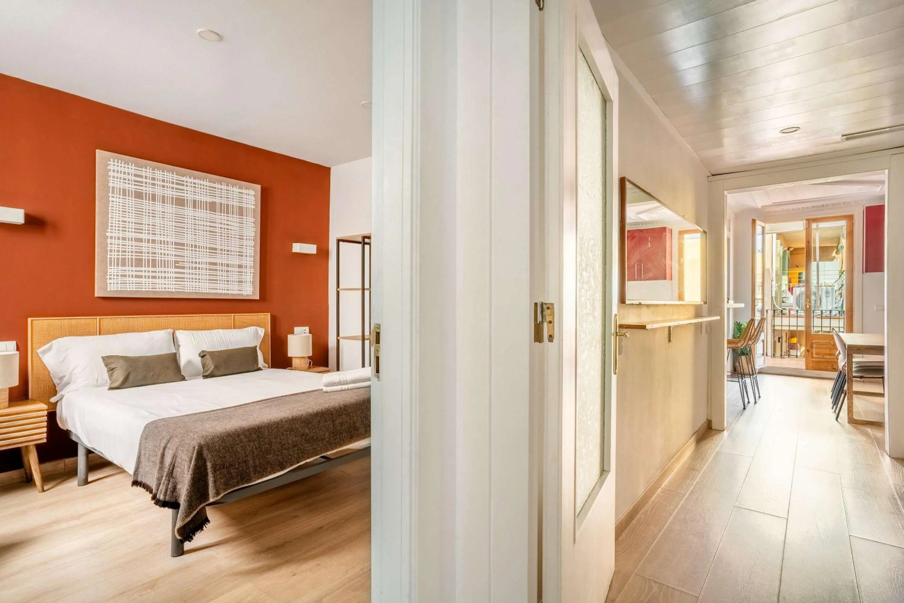 Bed in The Collection Barcelona - Paseo de Gracia 5BD and 3BTH for 10 with Terrace