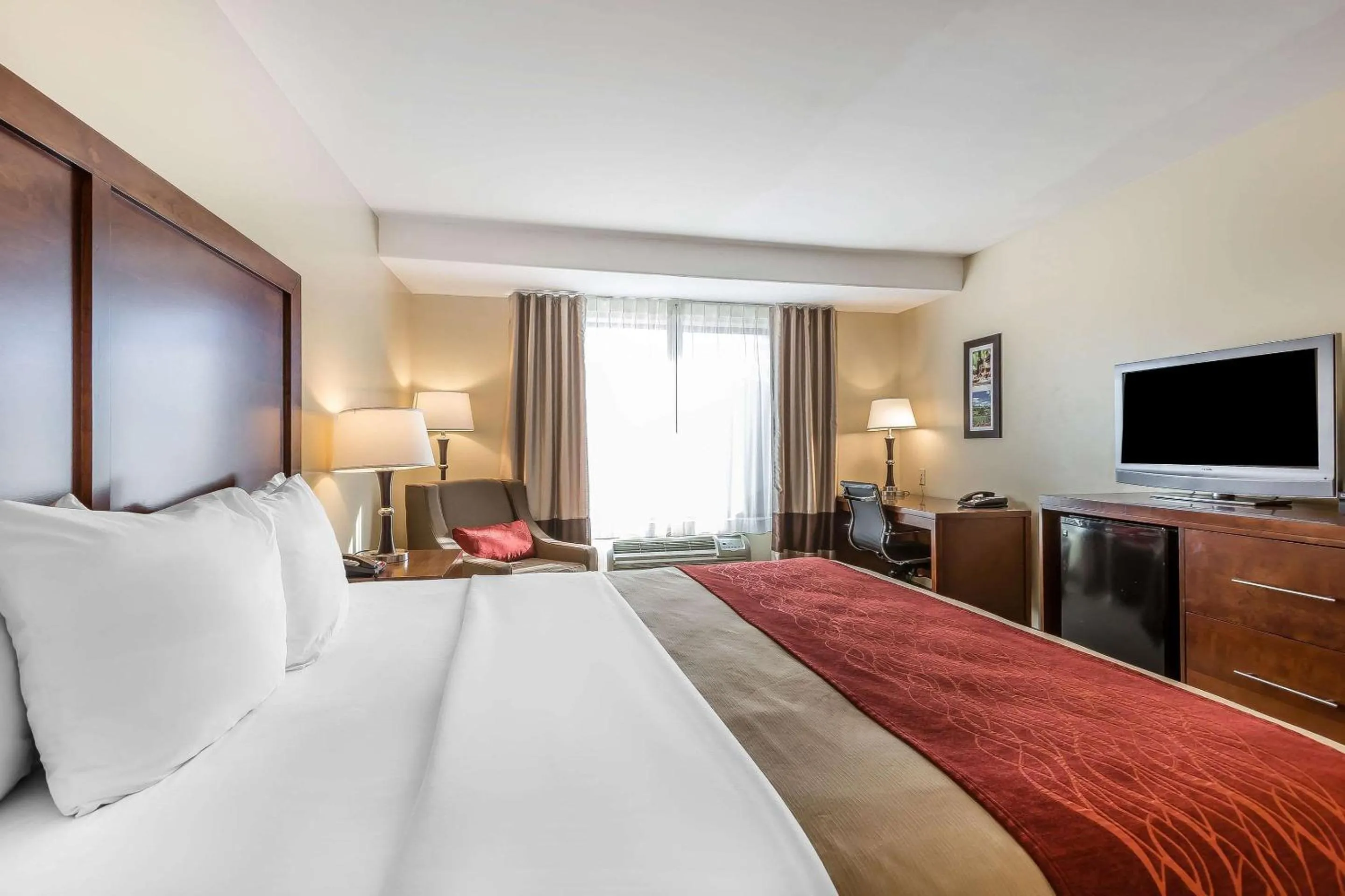 Photo of the whole room, Bed in Comfort Inn Pomona near Fairplex