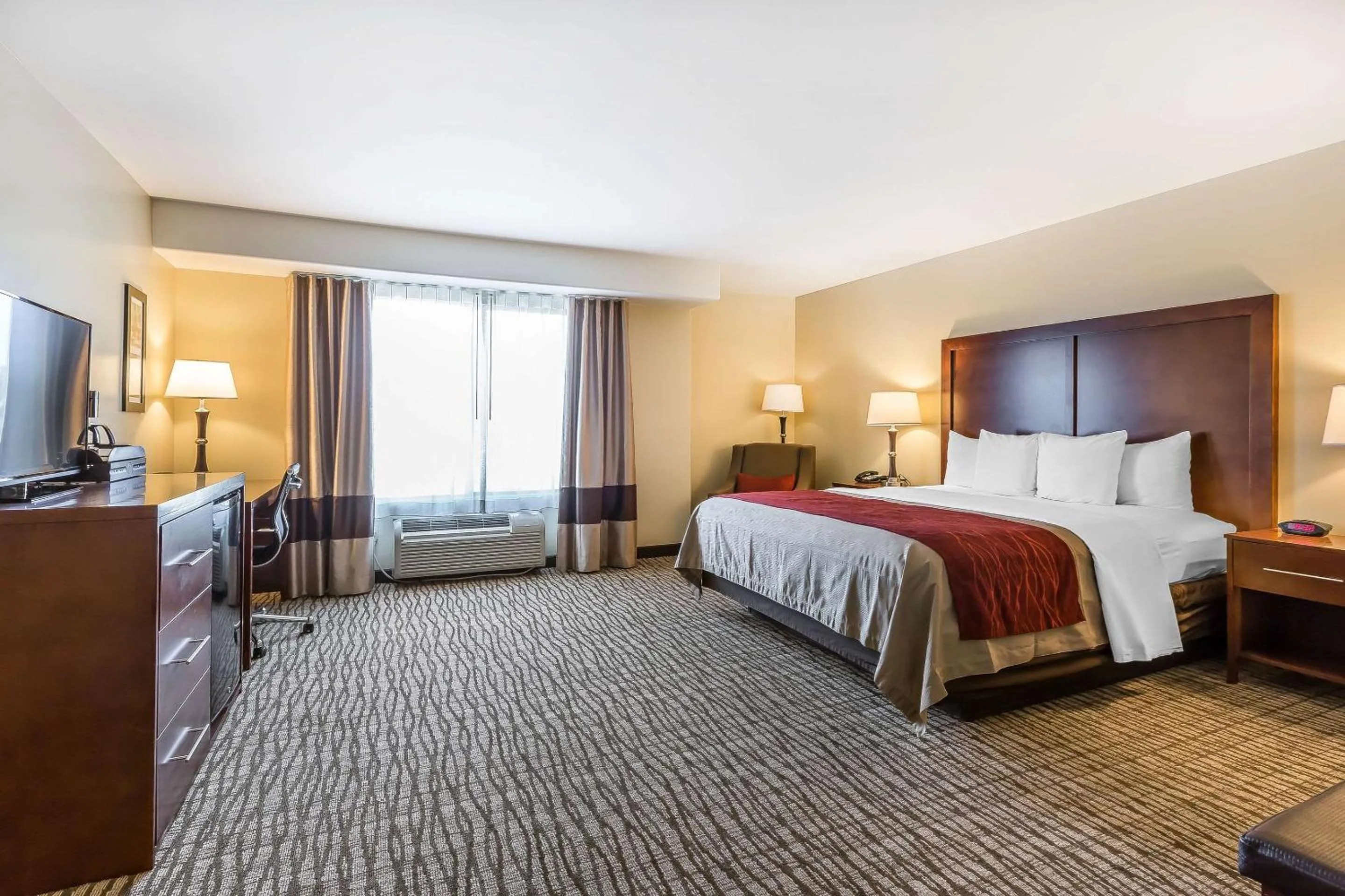 Photo of the whole room, Bed in Comfort Inn Pomona near Fairplex