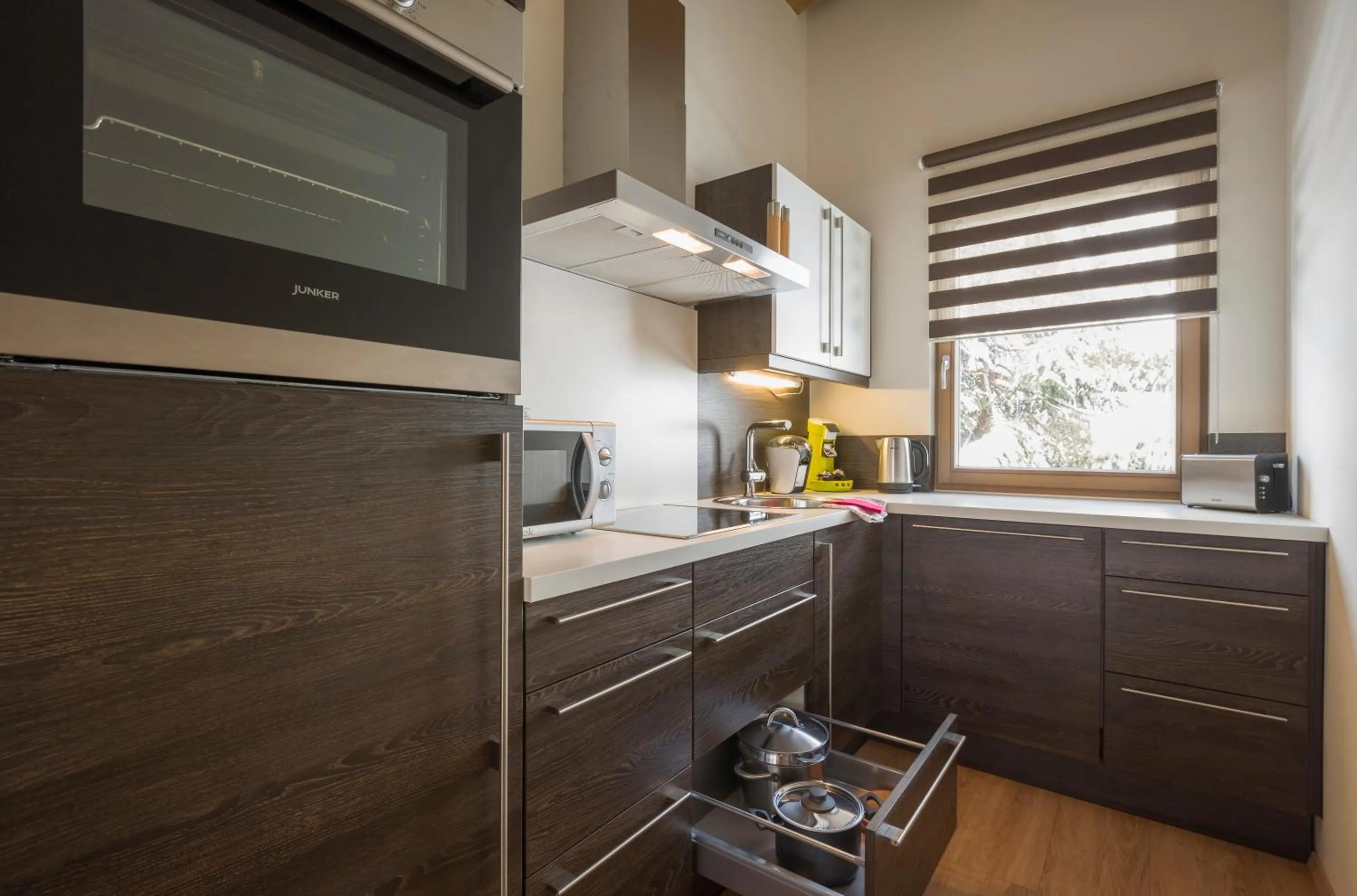 Kitchen or kitchenette in Resort Tirol am Wildenbach