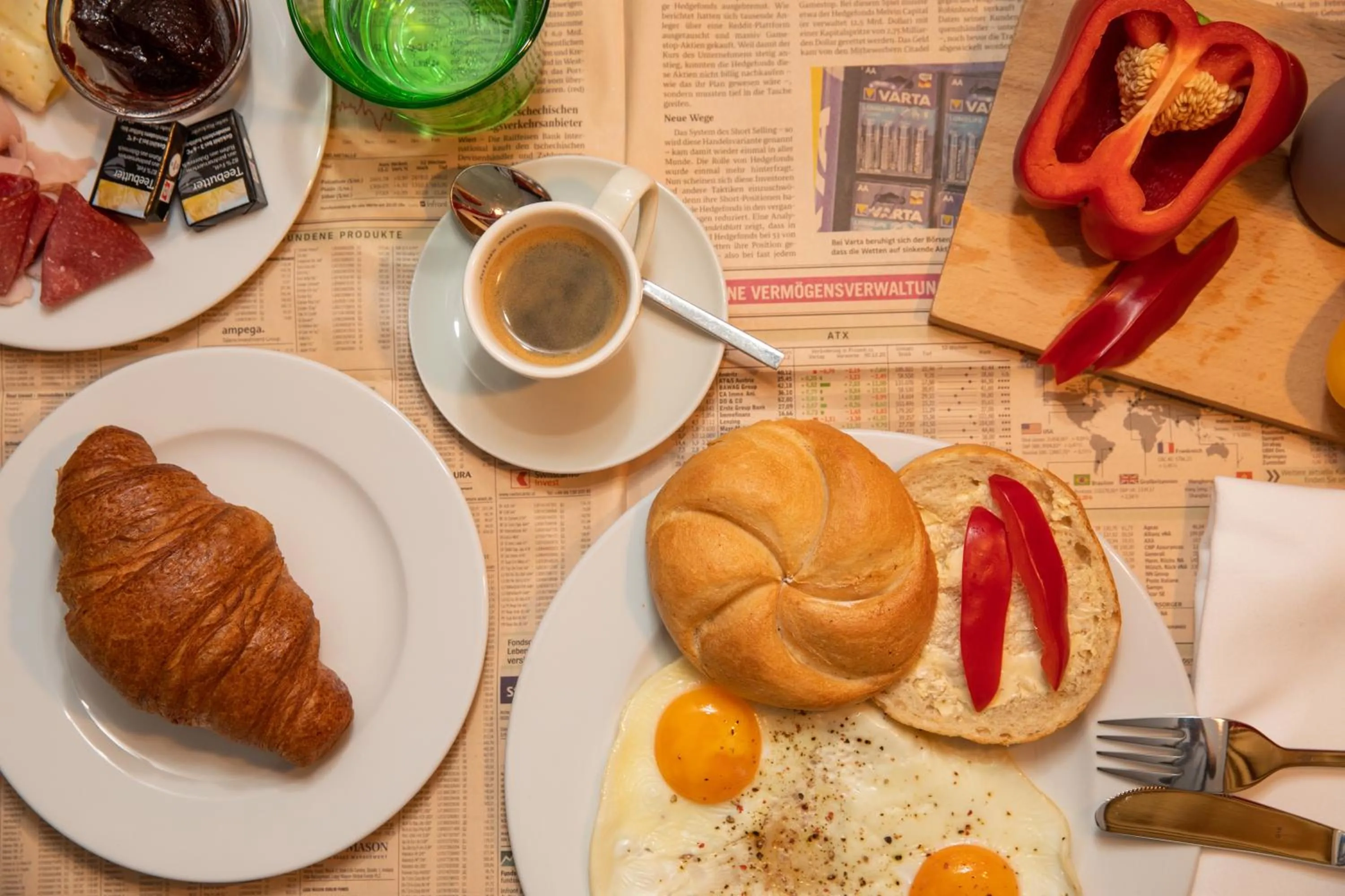 Breakfast in Senator Hotel Vienna