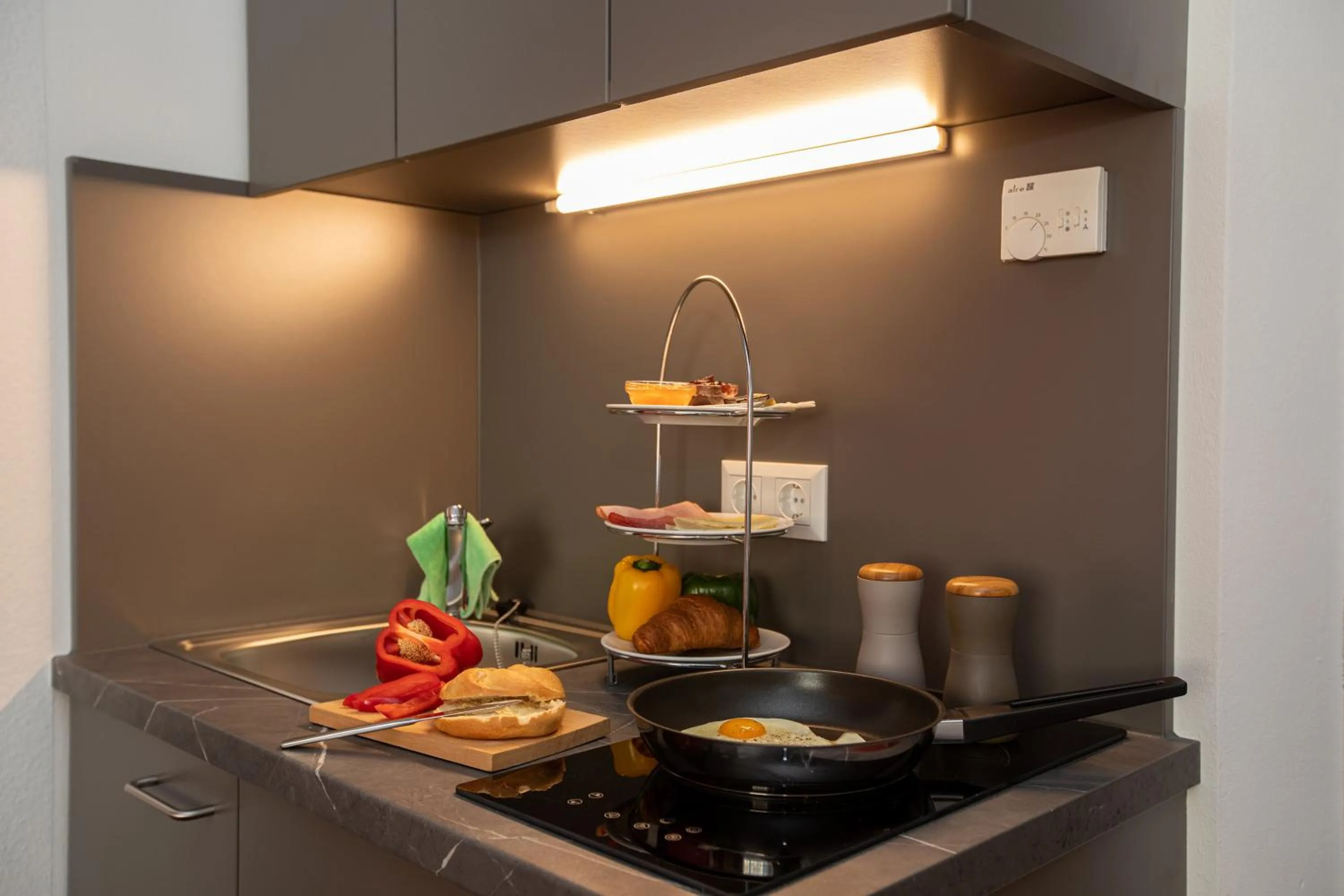 Kitchen or kitchenette in Senator Hotel Vienna