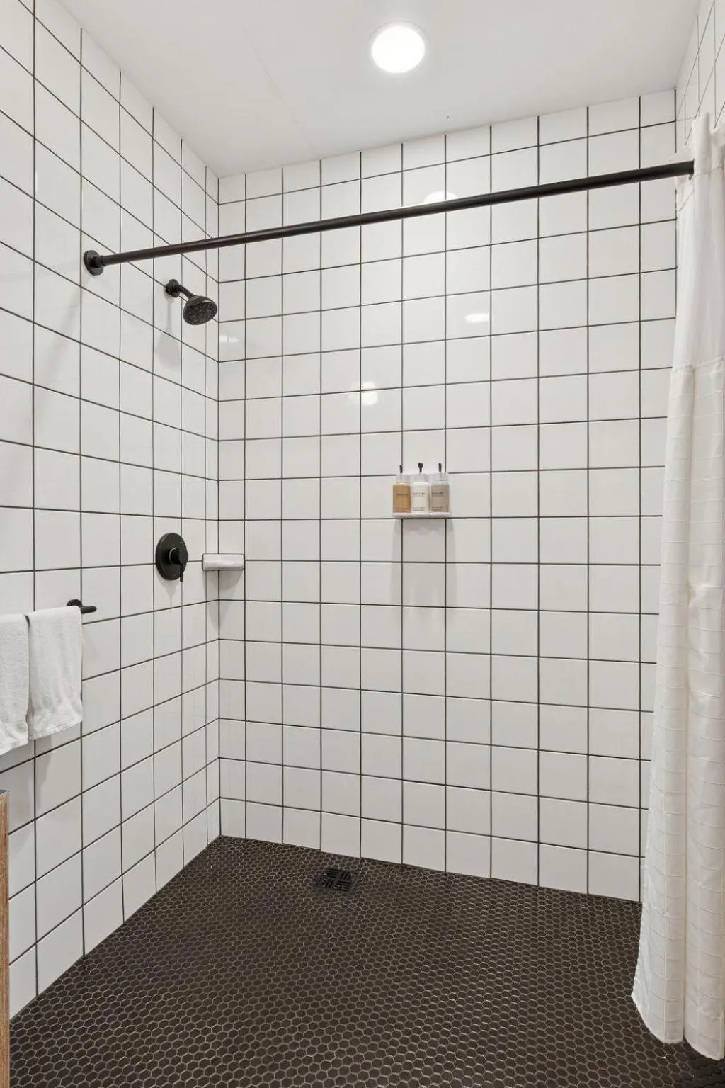 Shower in Placemakr Wall Street