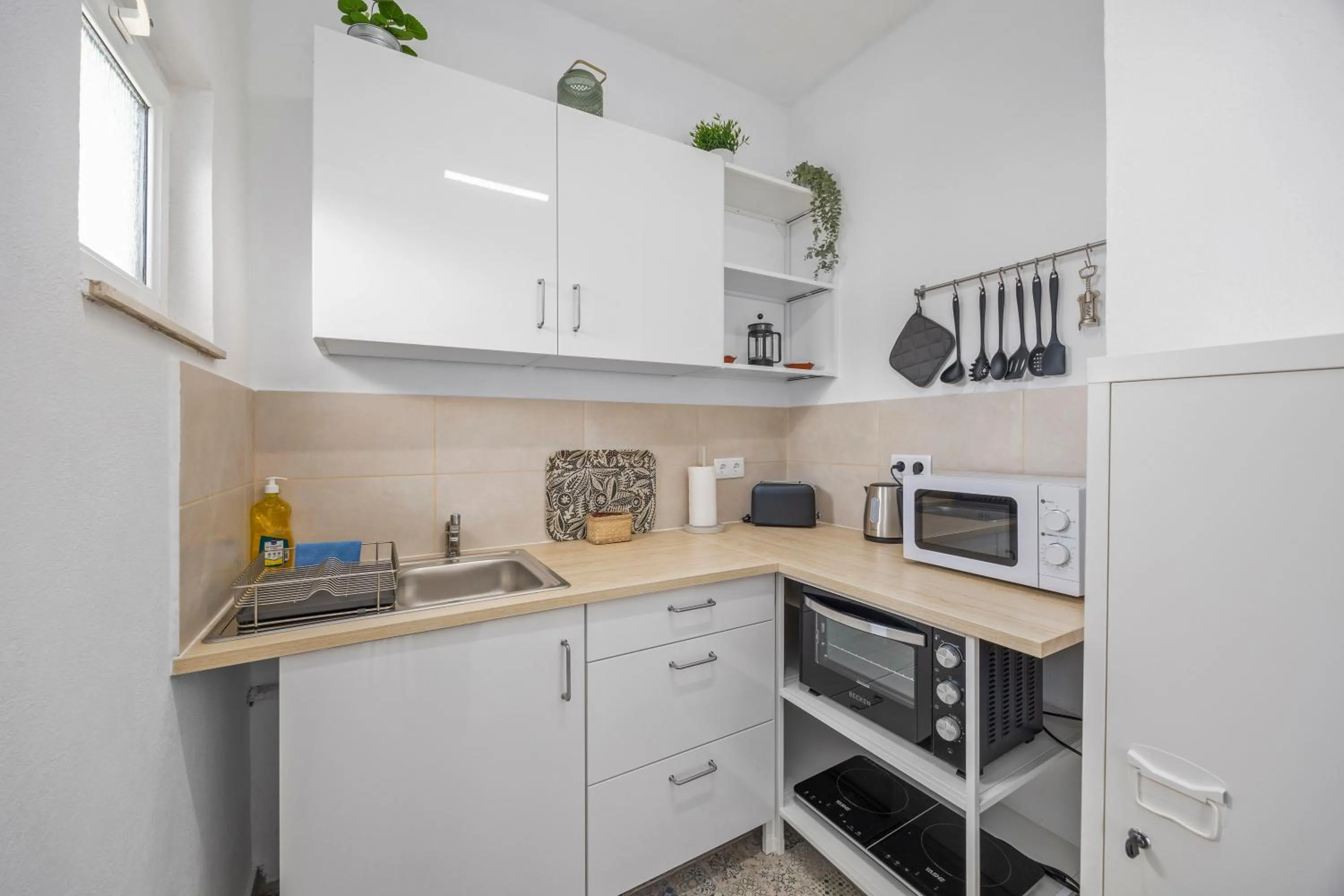 Kitchen or kitchenette in Casa Jardim Oasis