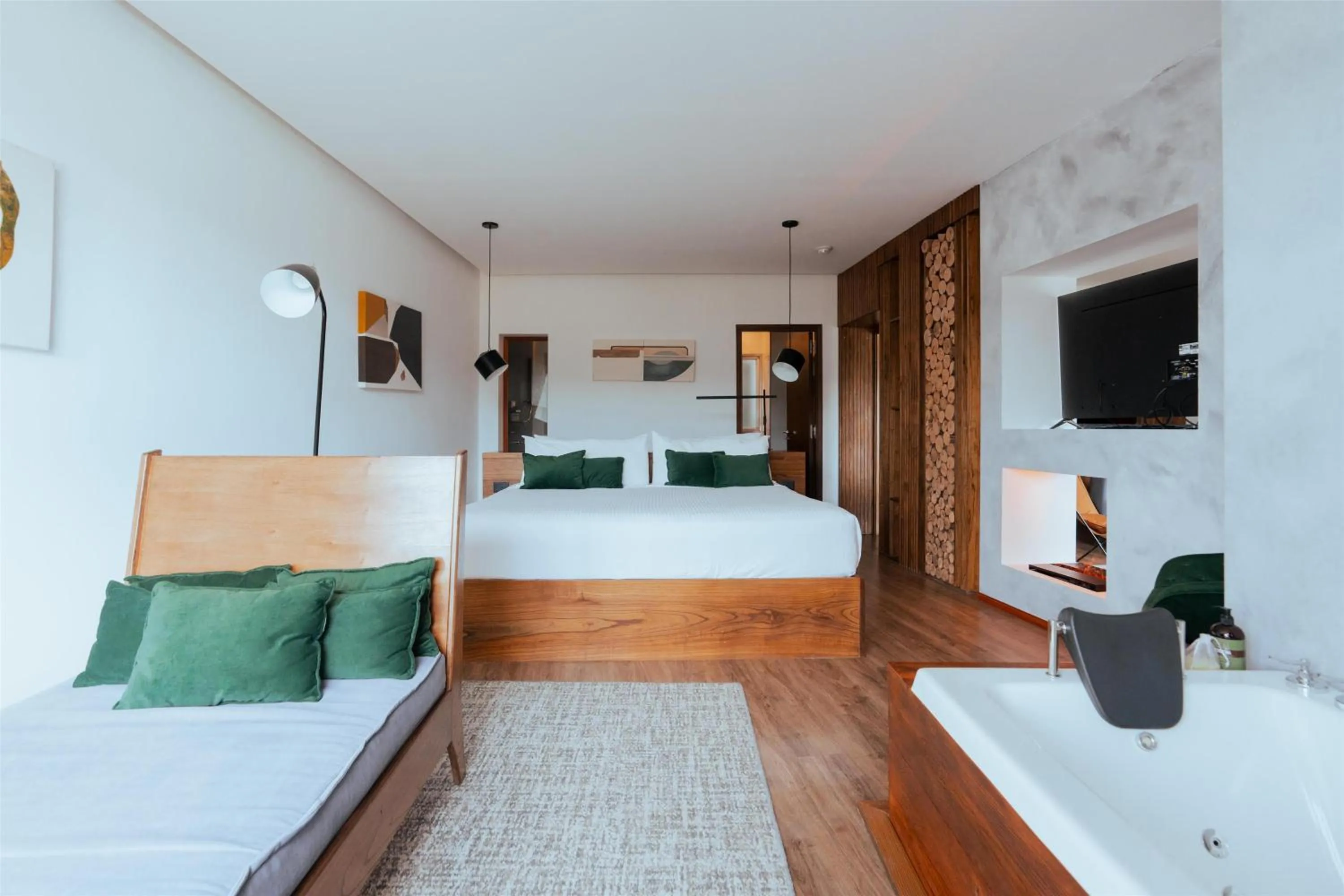 Photo of the whole room, Bed in Böden Hotel & Spa, AKEN SOUL