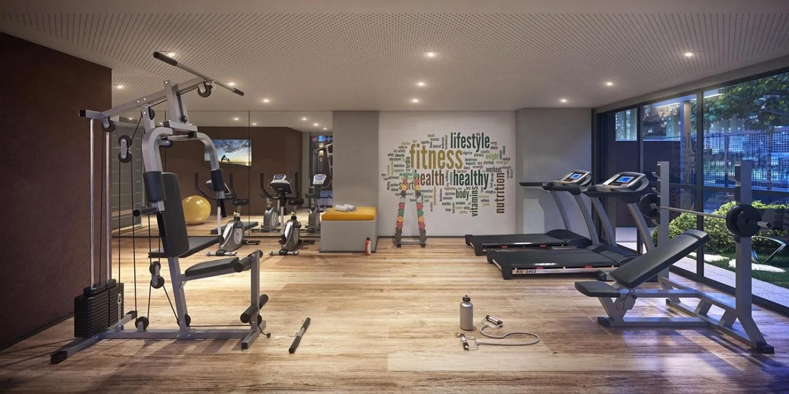 Apartment with Balcony in 85 New studio w balcony, fast wifi and movie screen!