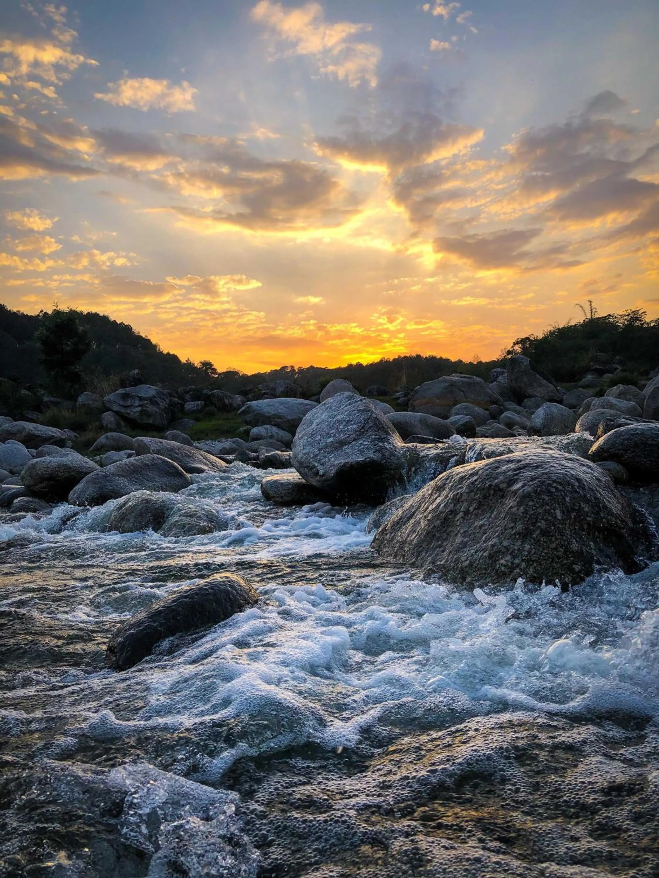 Sunset in Neugal Riverfront Resort