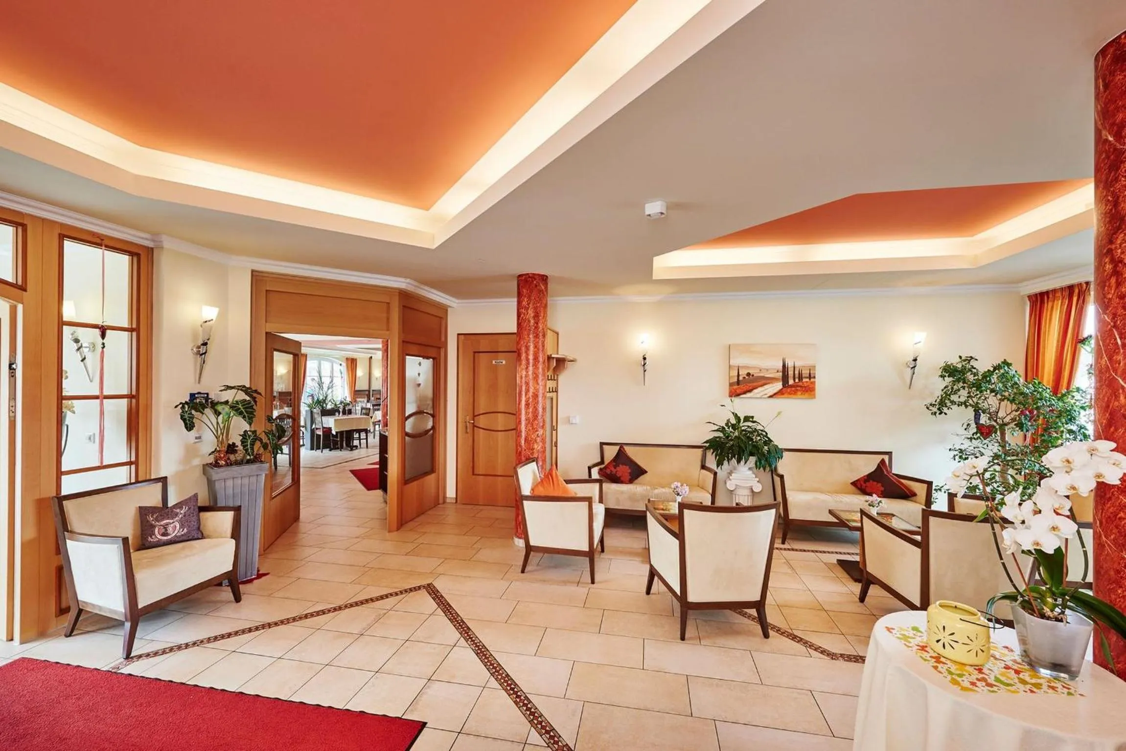 Lobby or reception in AKZENT Hotel Bayerwald-Residenz