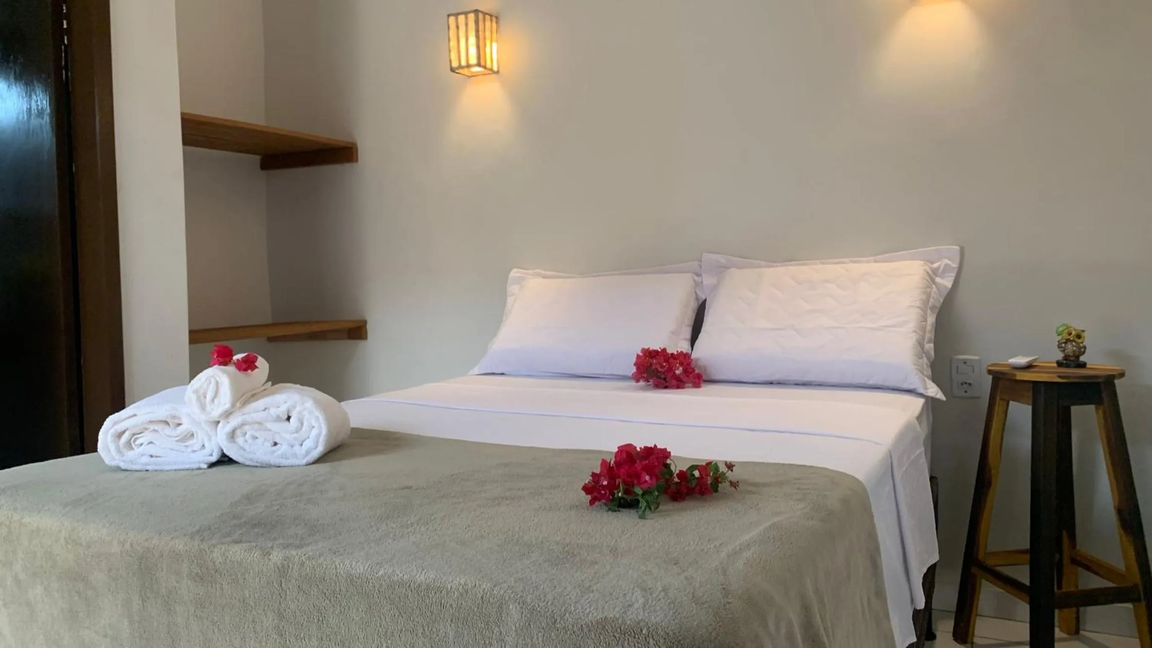 Bed in Pousada Toca Jeri