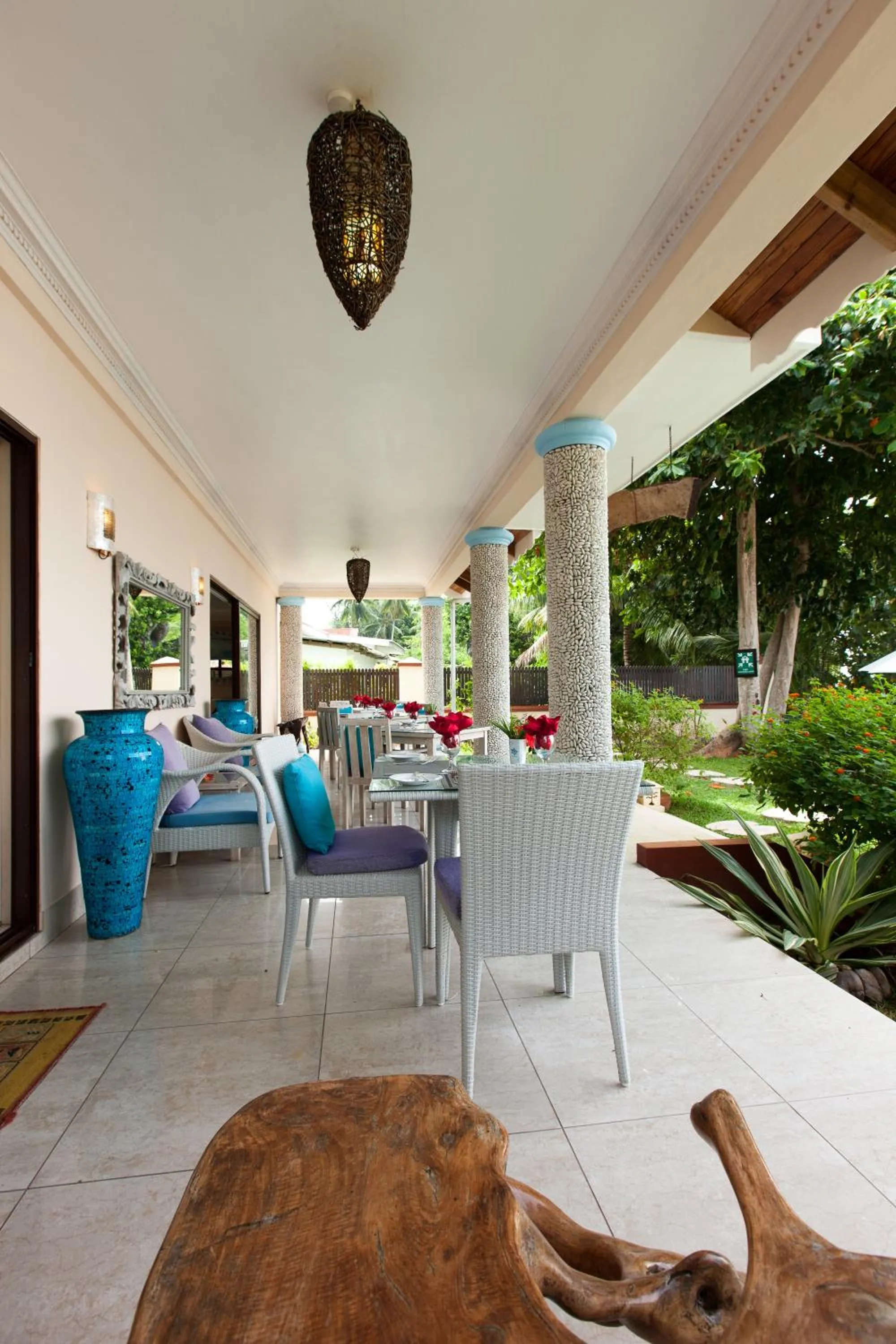 Seating area in Le Relax Beach House