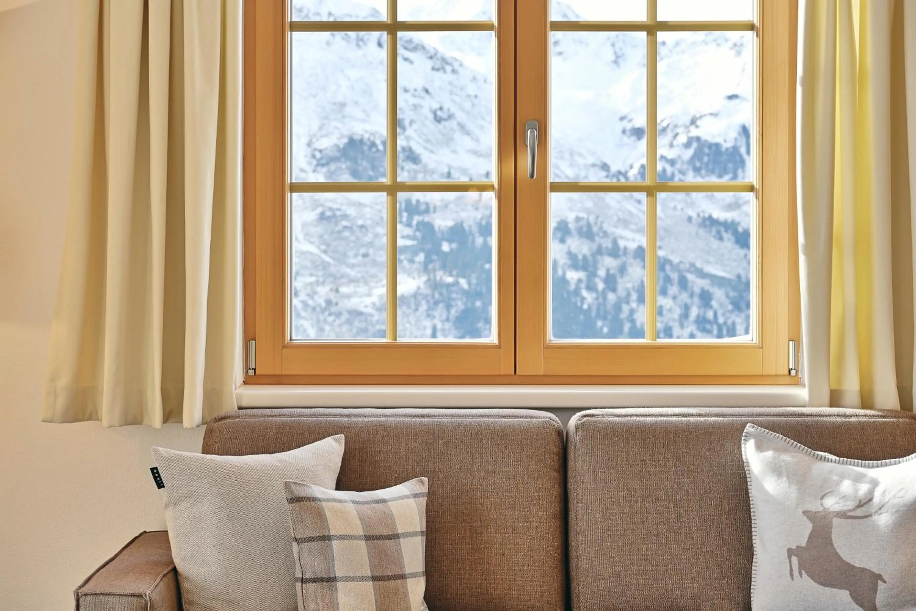 Living room in AlpinLodges Kühtai