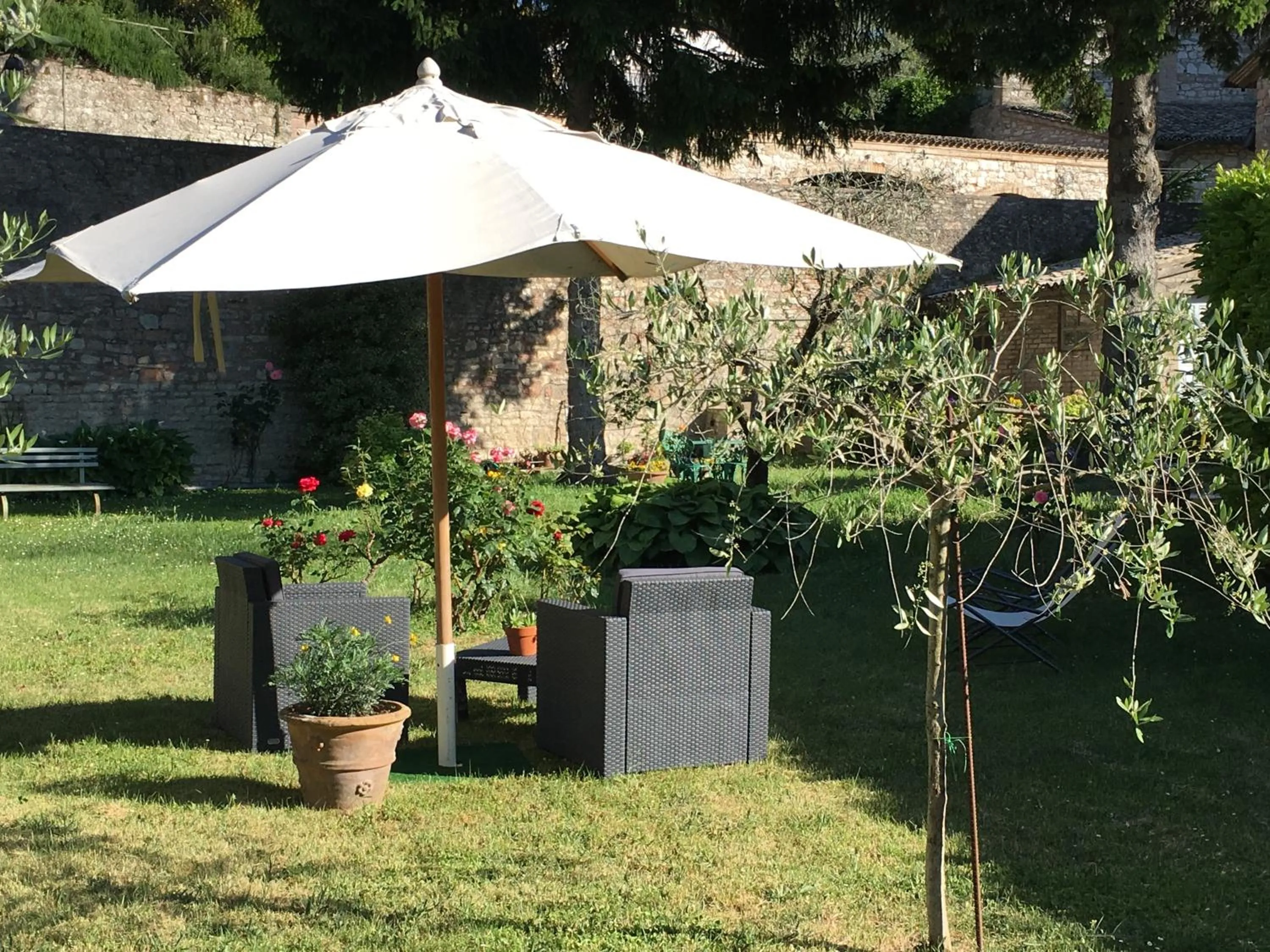 Garden in Anfihouse B&B and Apartments