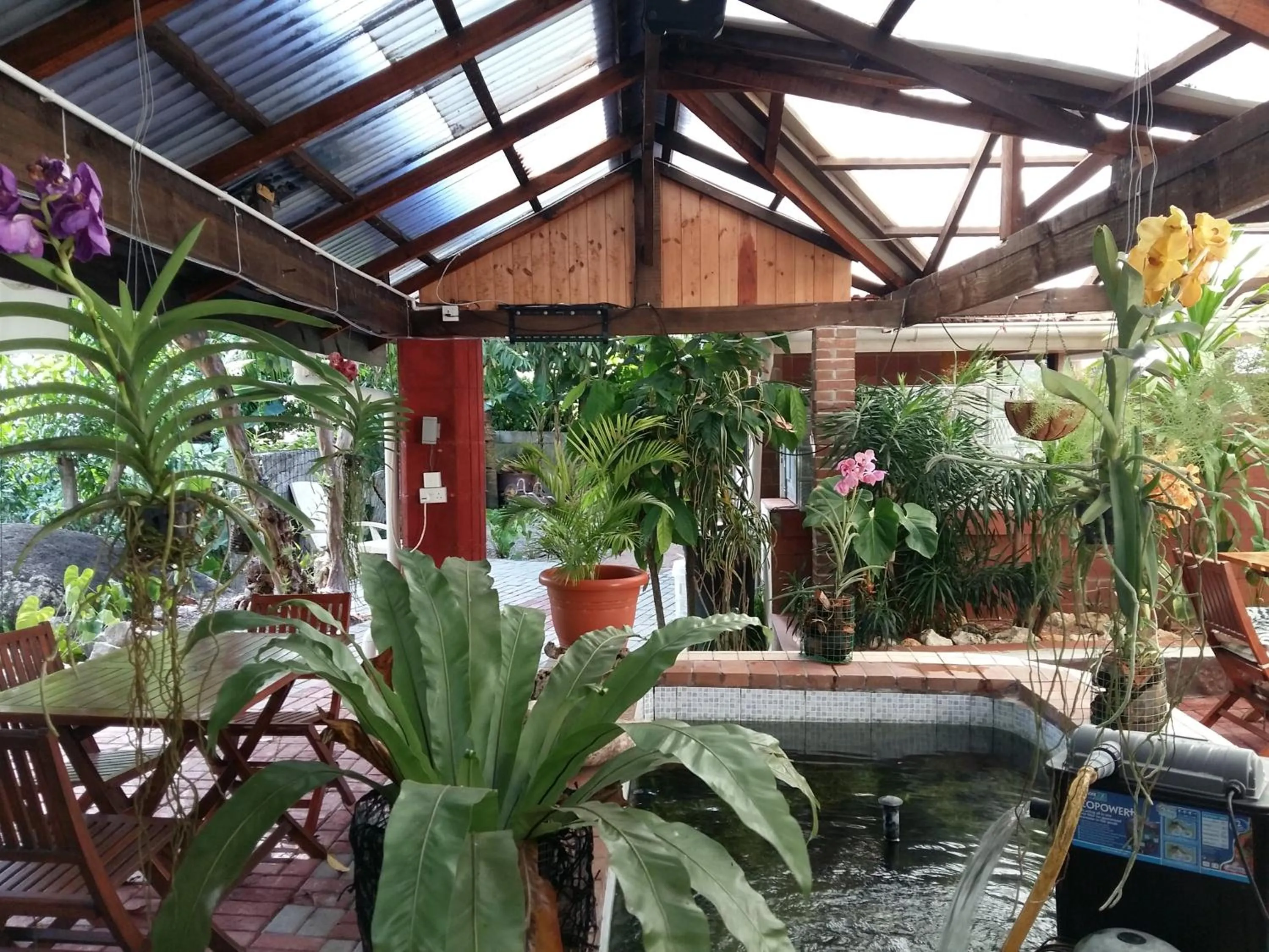 Garden in Carana Hilltop Villa Seychelles