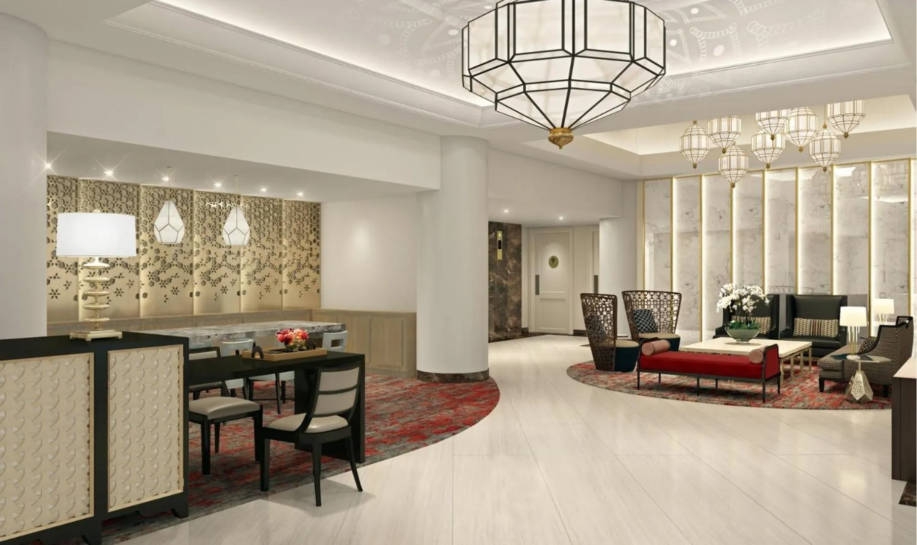 Lobby or reception in Taj Campton Place