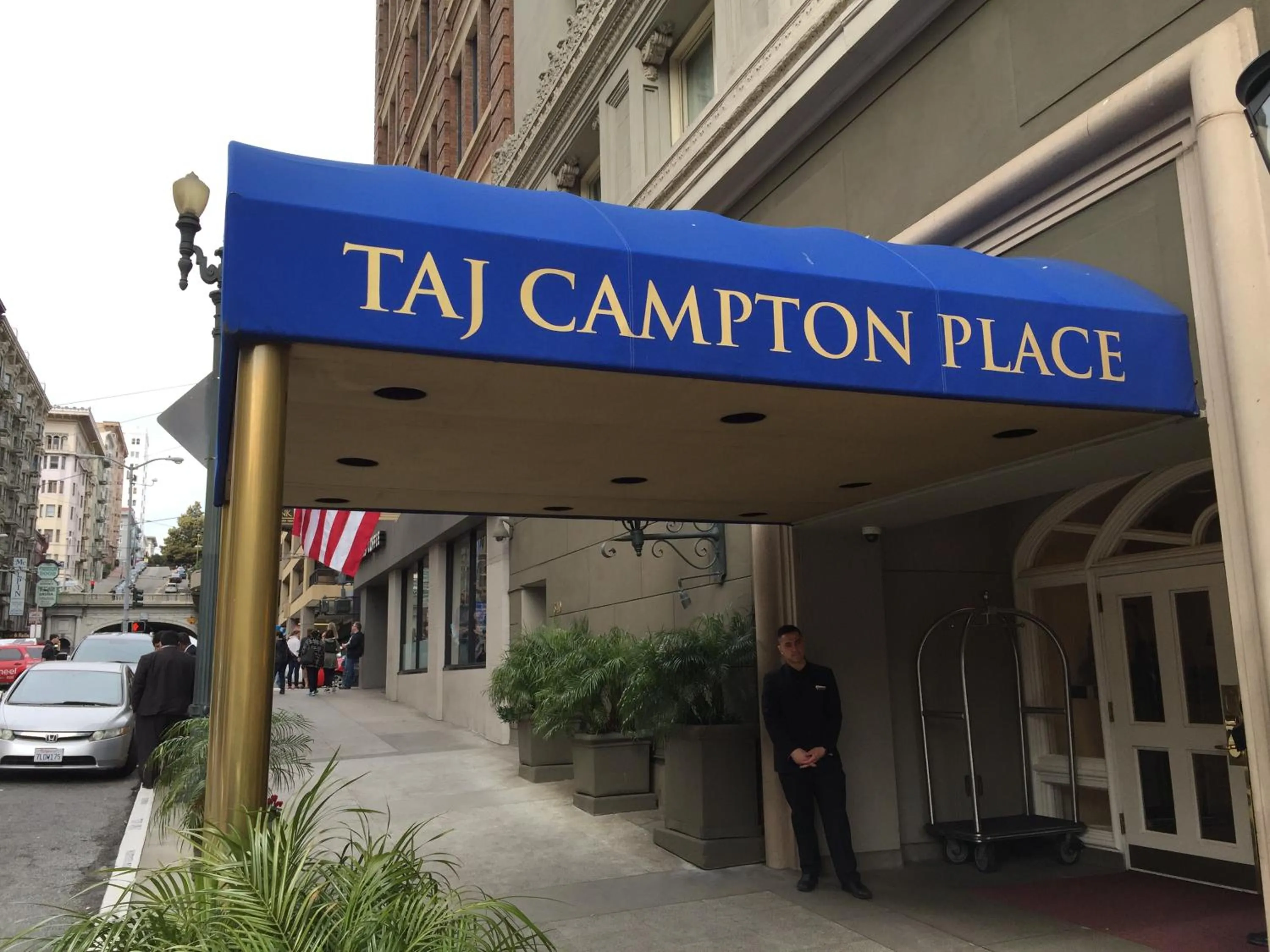 Facade/entrance in Taj Campton Place