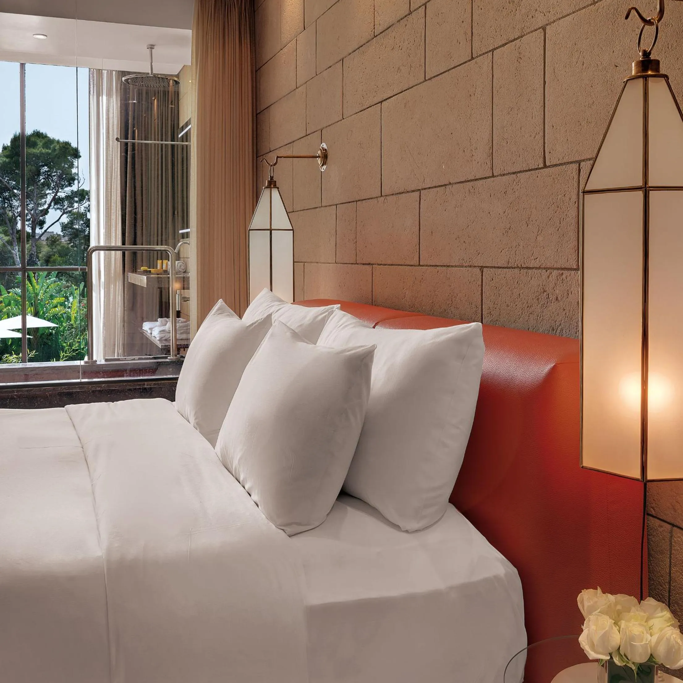 Decorative detail, Bed in Hotel Sahrai