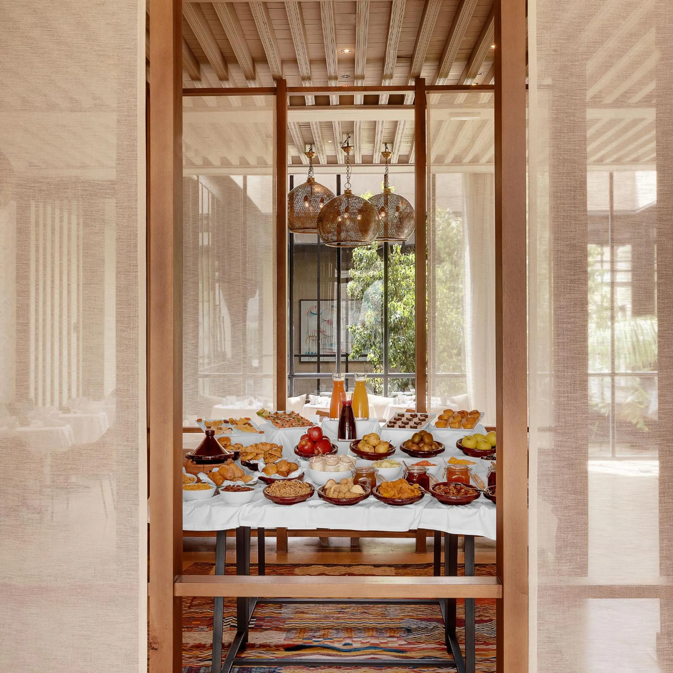 Buffet breakfast in Hotel Sahrai