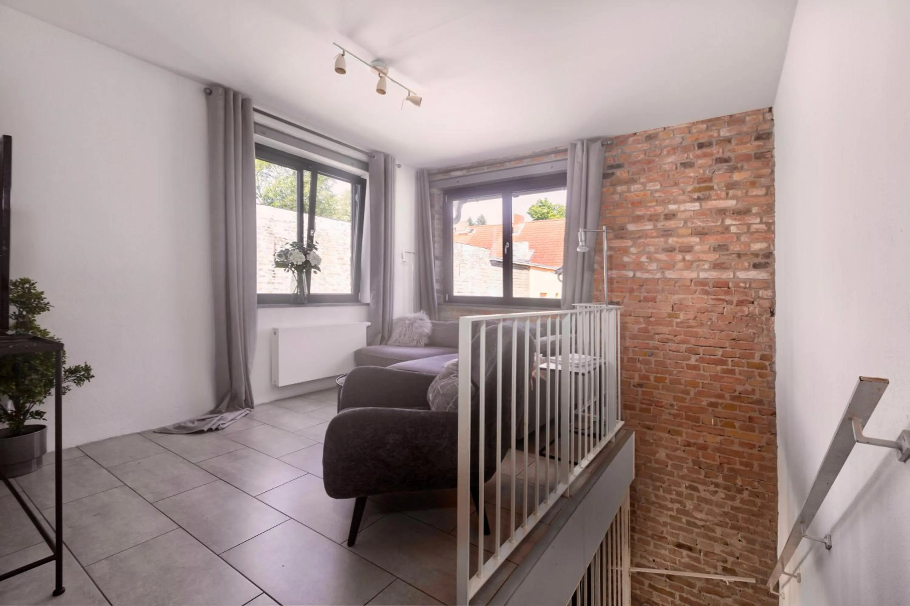 Living room, Bed in SEEBADHOF Berlin-Rangsdorf