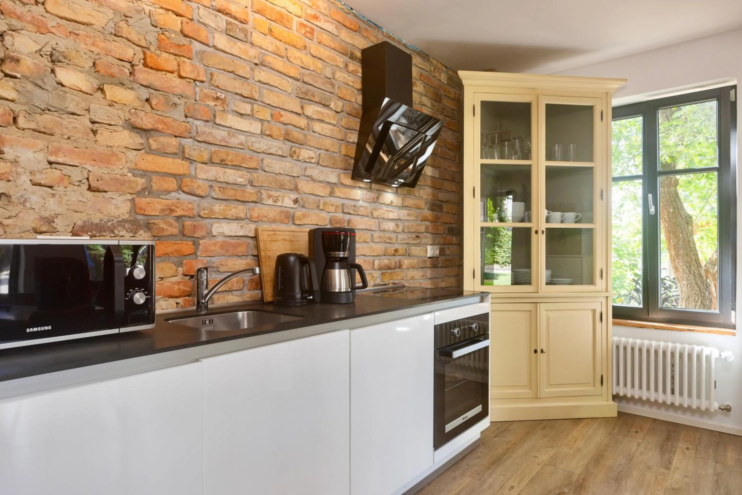 Kitchen or kitchenette in SEEBADHOF Berlin-Rangsdorf