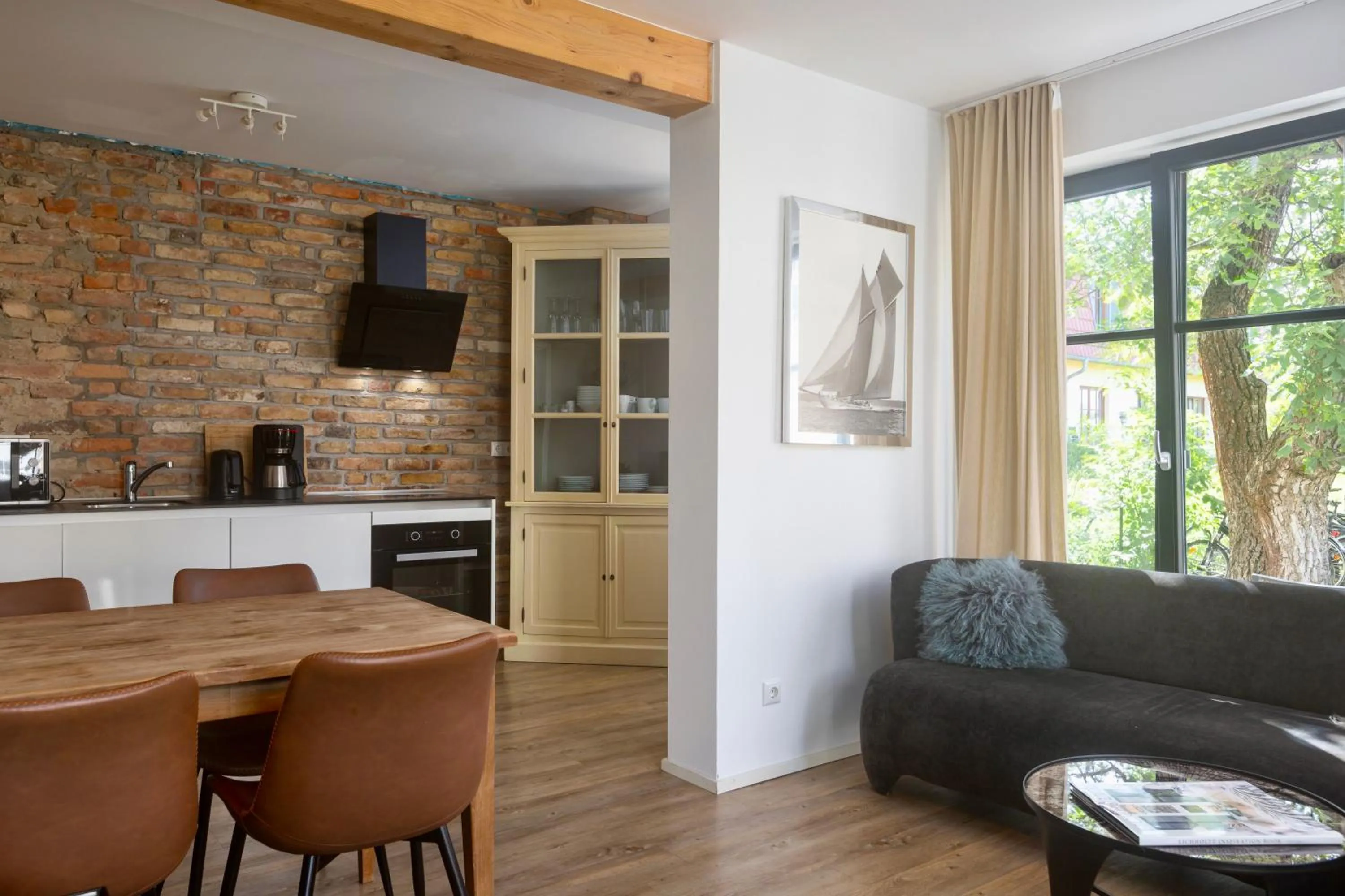 Kitchen or kitchenette in SEEBADHOF Berlin-Rangsdorf