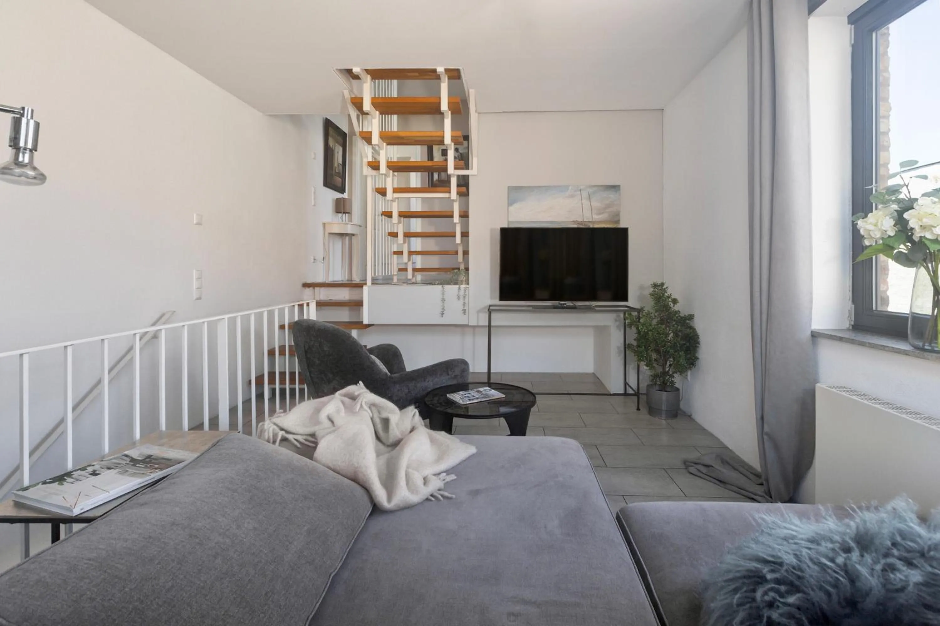 Living room in SEEBADHOF Berlin-Rangsdorf