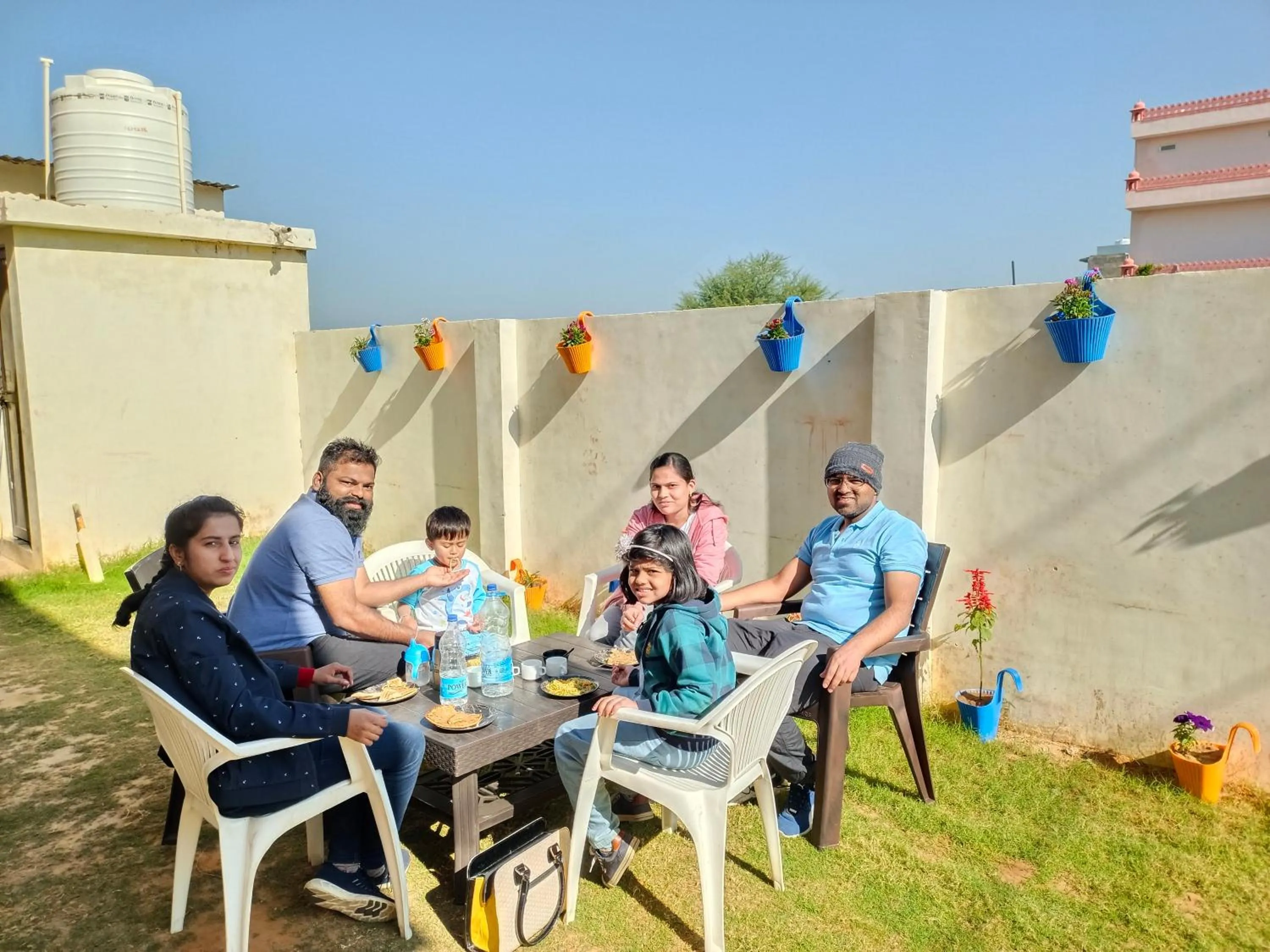 Garden in The Vantage Haveli