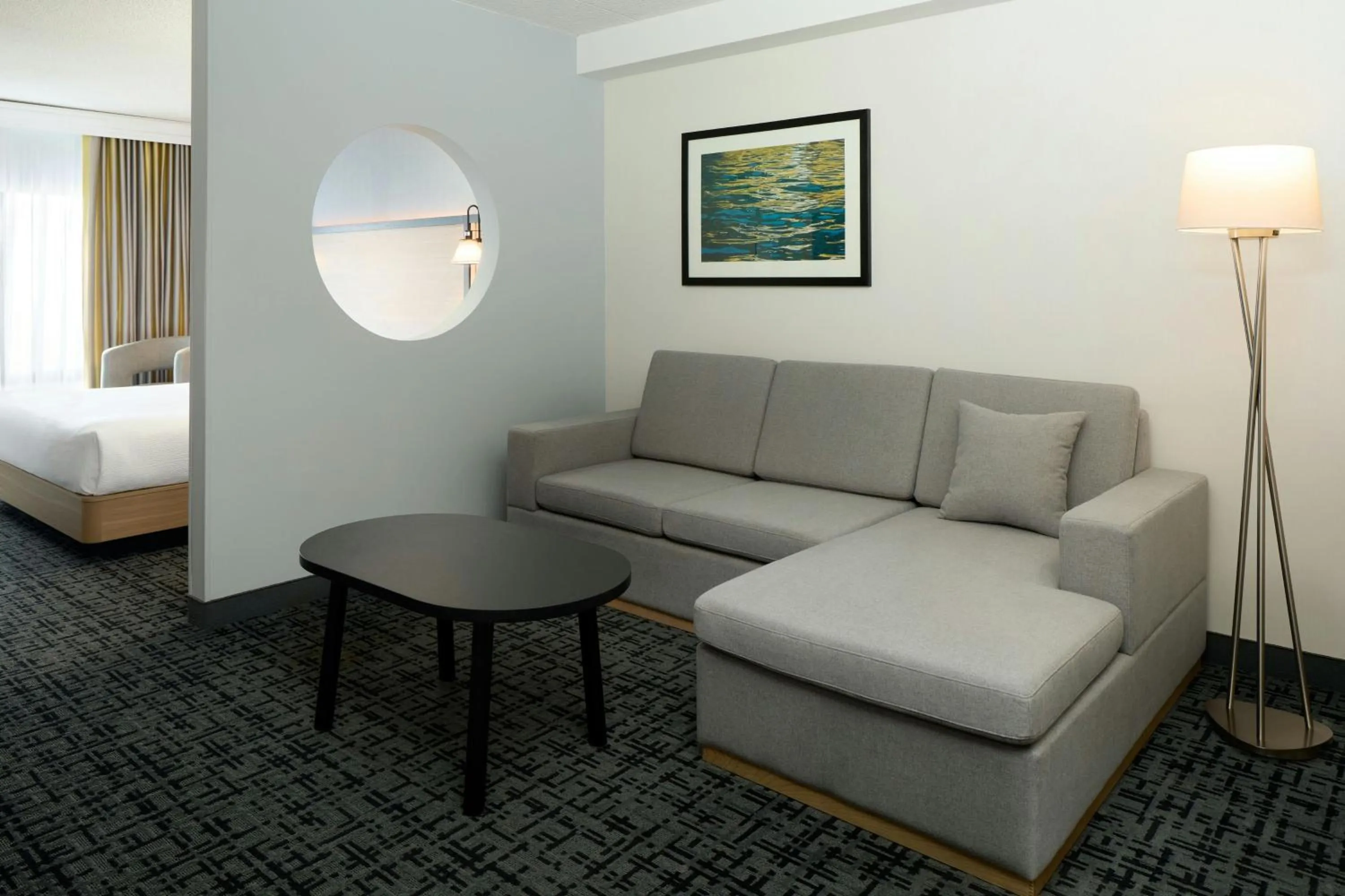 Photo of the whole room, Bed in Fairfield Inn & Suites by Marriott Montreal Airport