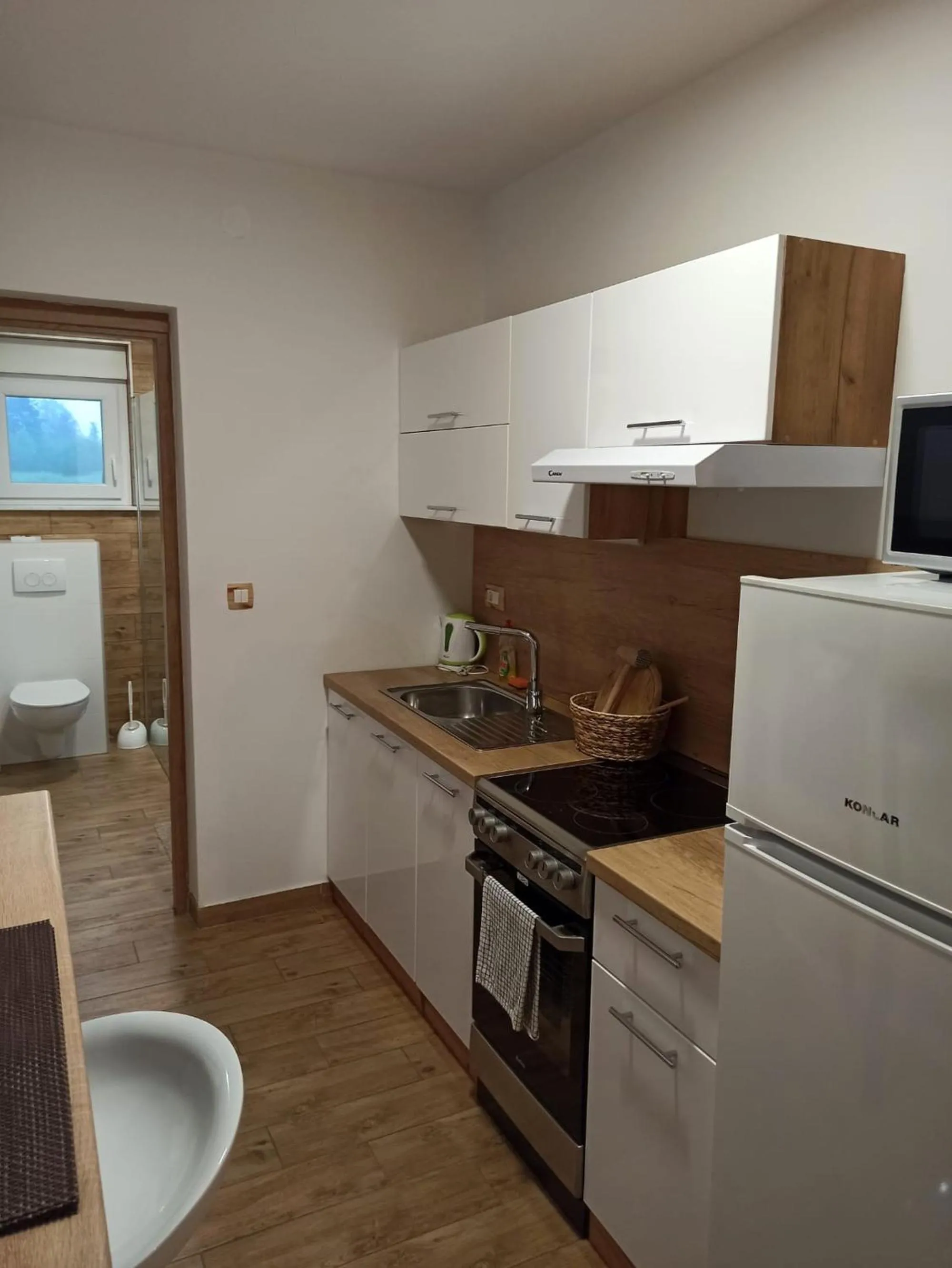 stove in Apartmani Leptir