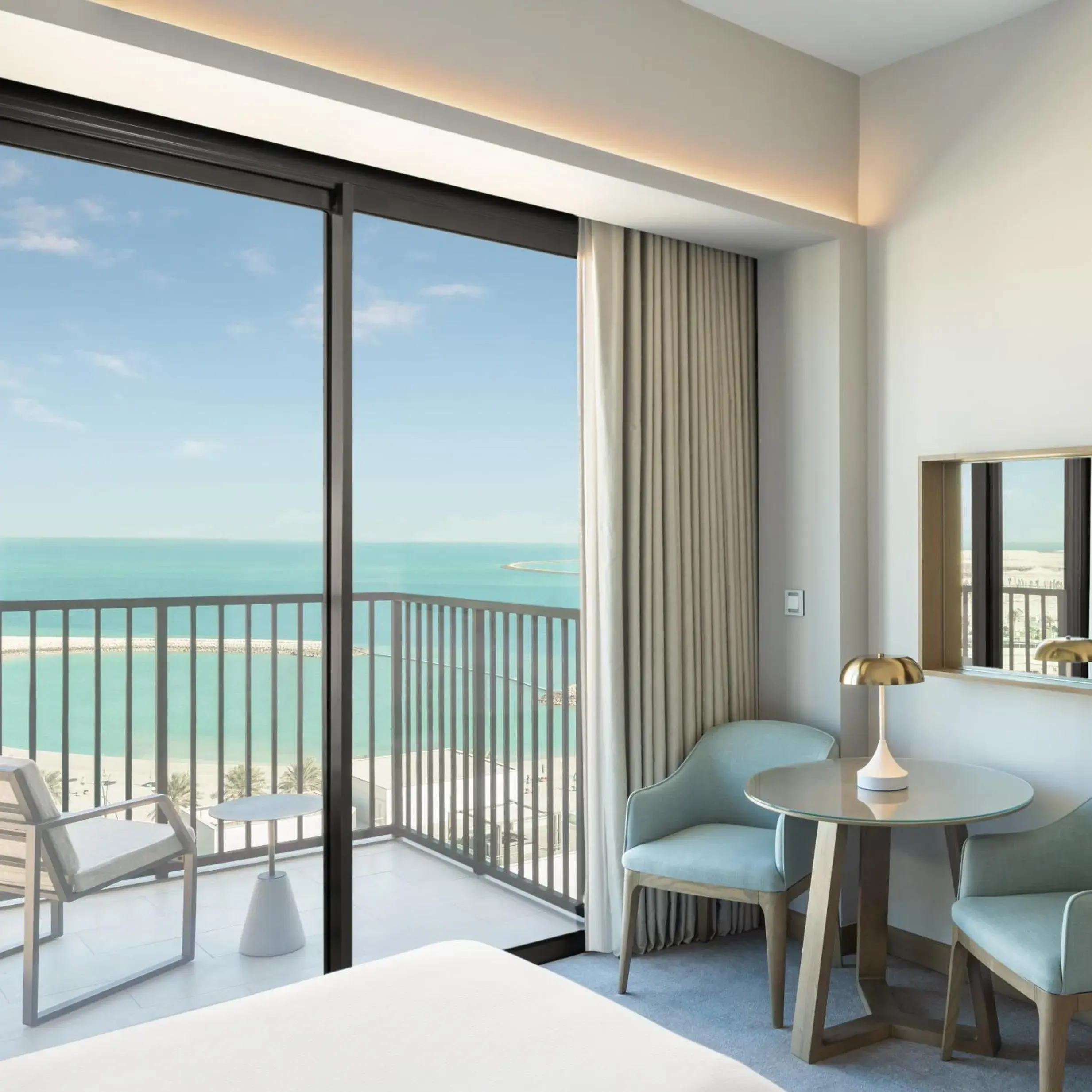 Deluxe Sea View Twin with Balcony in Vida Beach Resort Marassi Al Bahrain Deluxe Sea View Twin with Balcony in Vida Beach Resort Marassi Al Bahrain