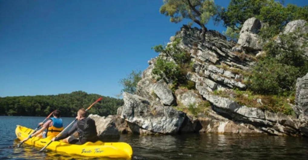 Natural landscape in La forge b&b