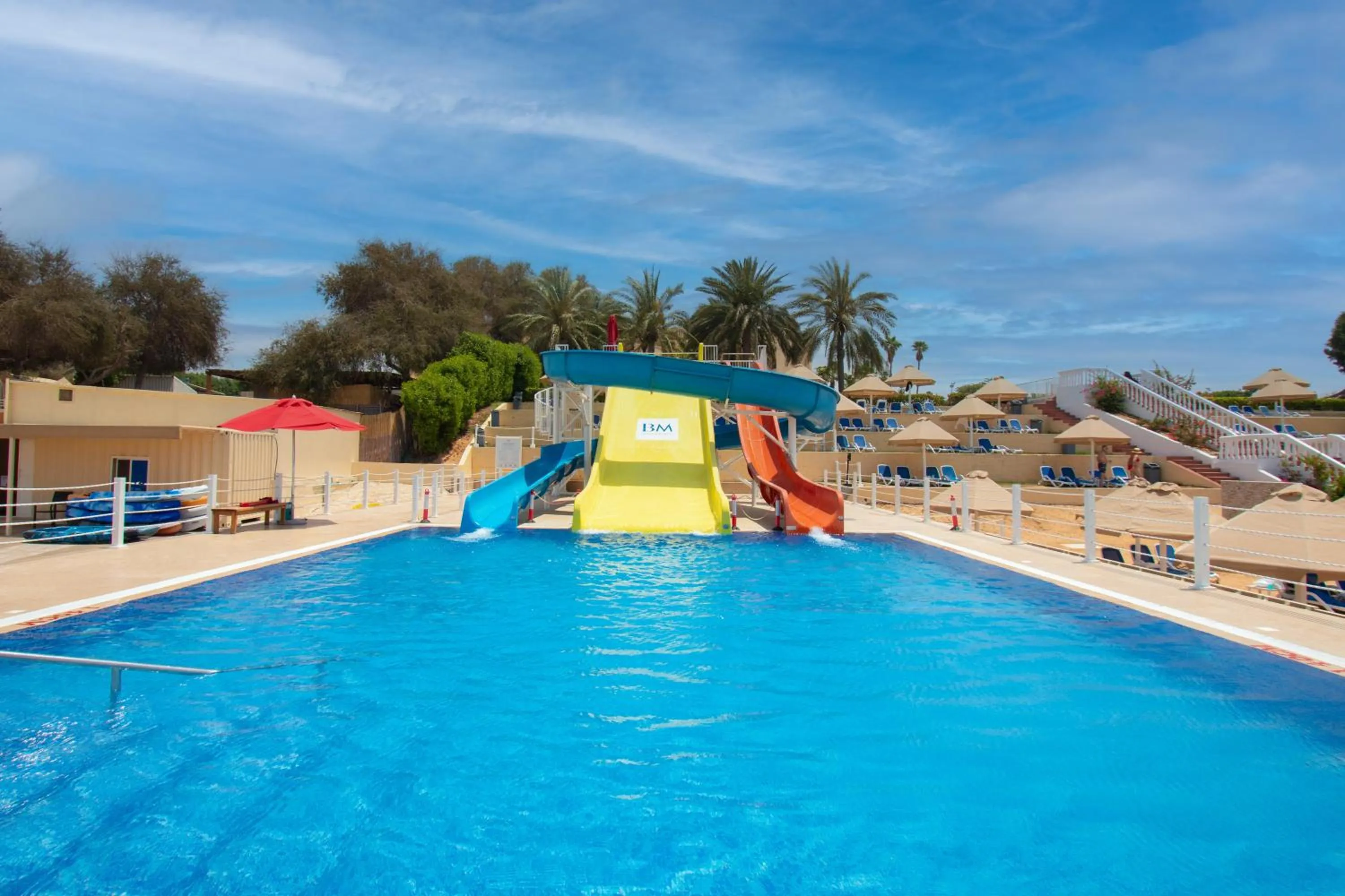 Aqua park in BM Beach Hotel