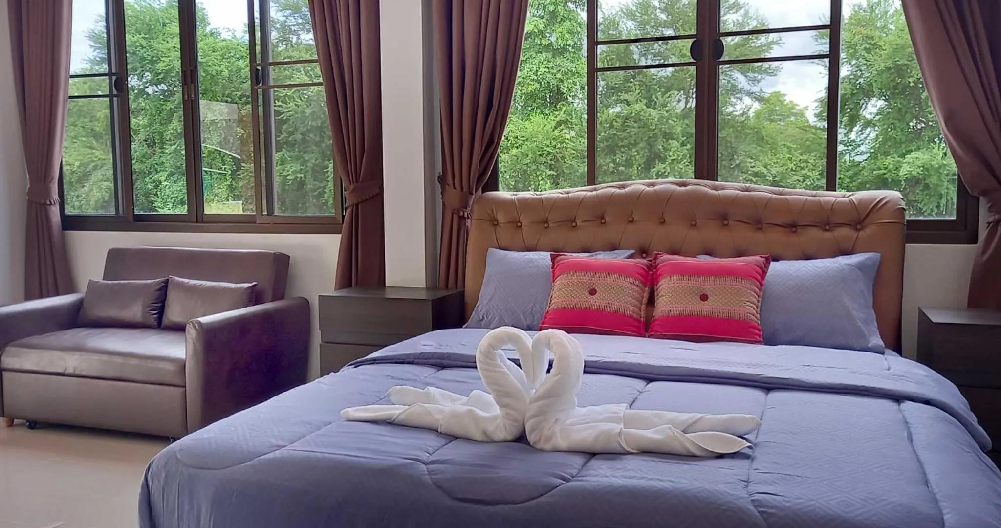 Bed in Bua Daeng Homestay Resort