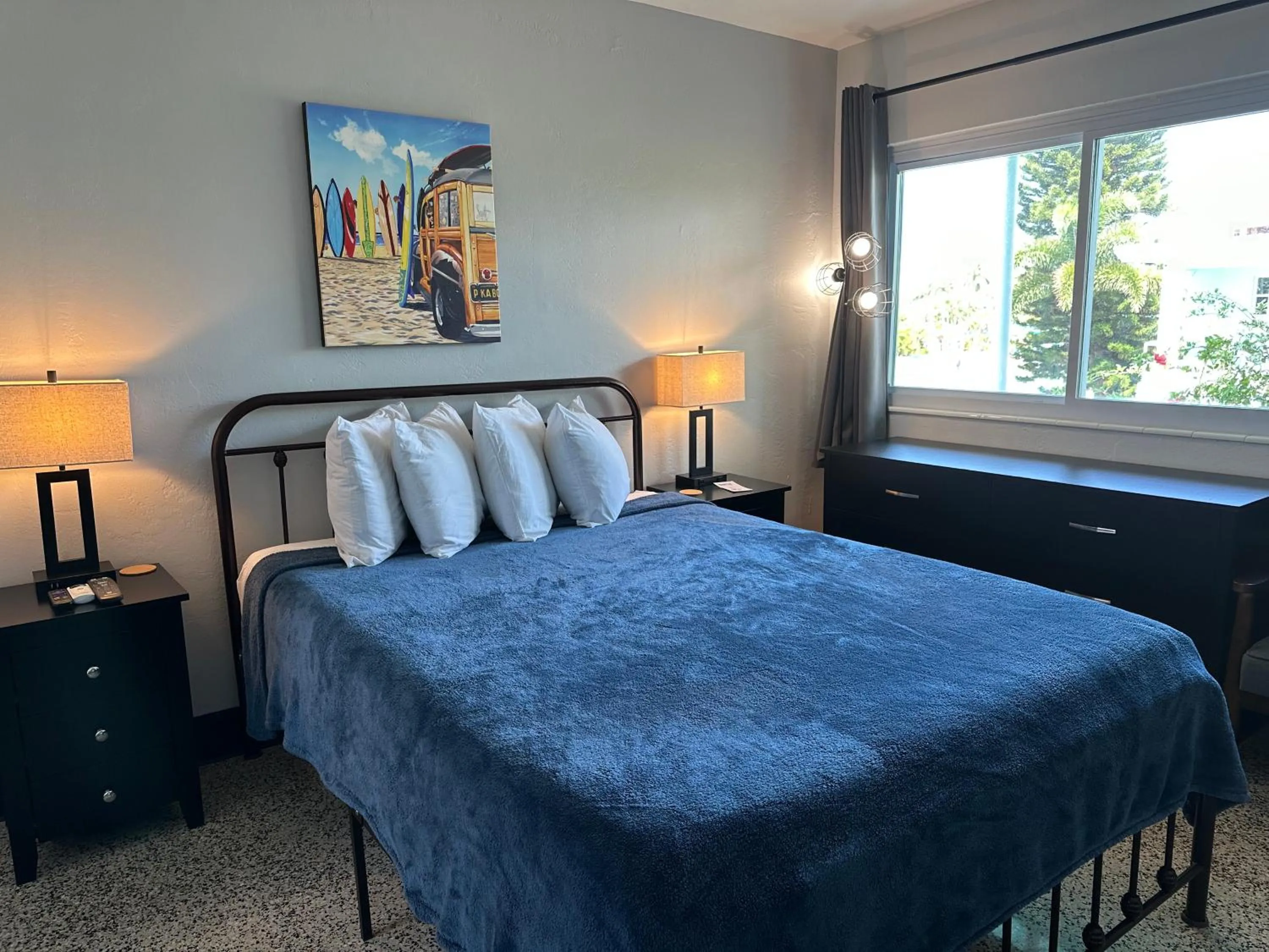 Bedroom, Bed in Sea Jay Motel and Marina