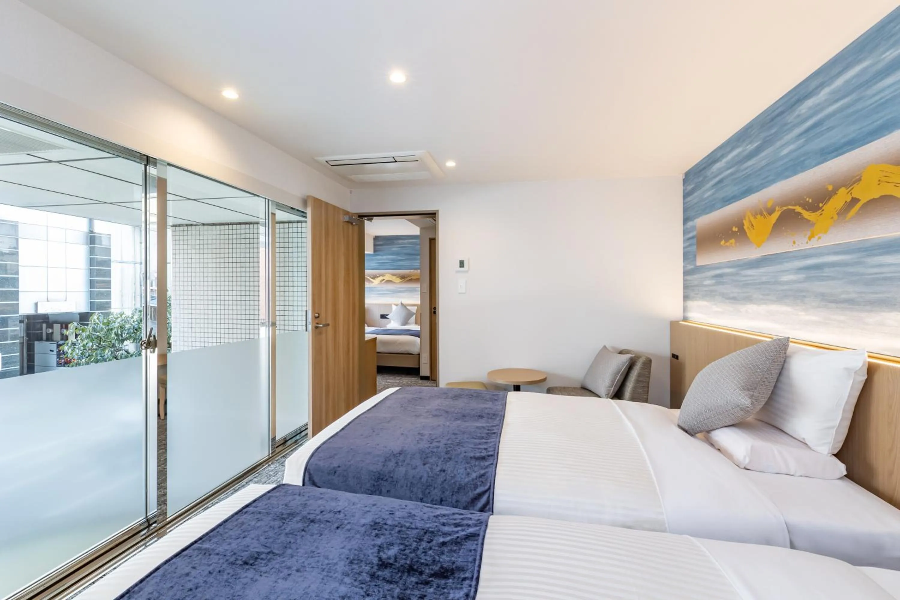 Photo of the whole room, Bed in HOTEL MYSTAYS Kanazawa Katamachi