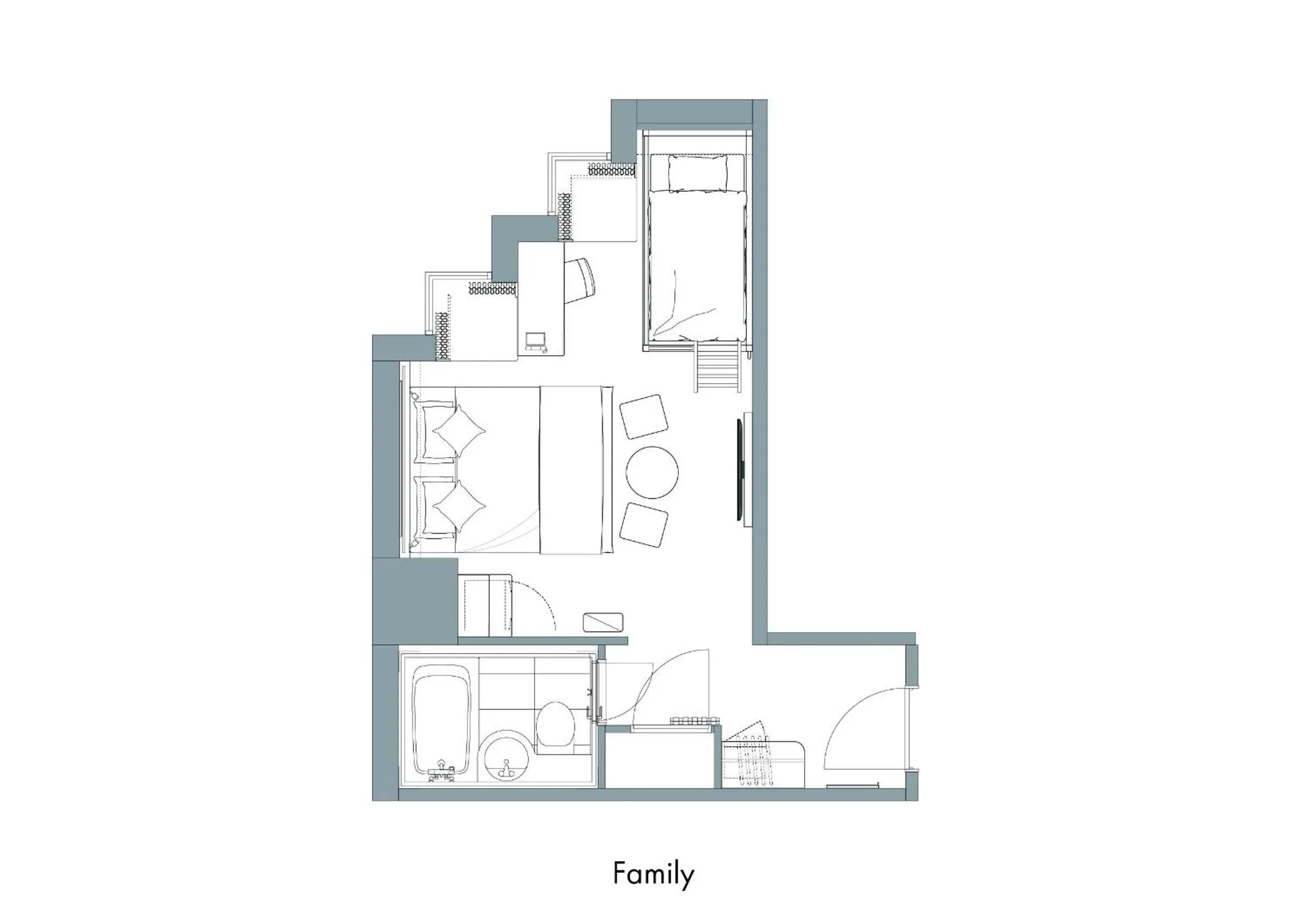 Floor plan in HOTEL MYSTAYS Kanazawa Katamachi