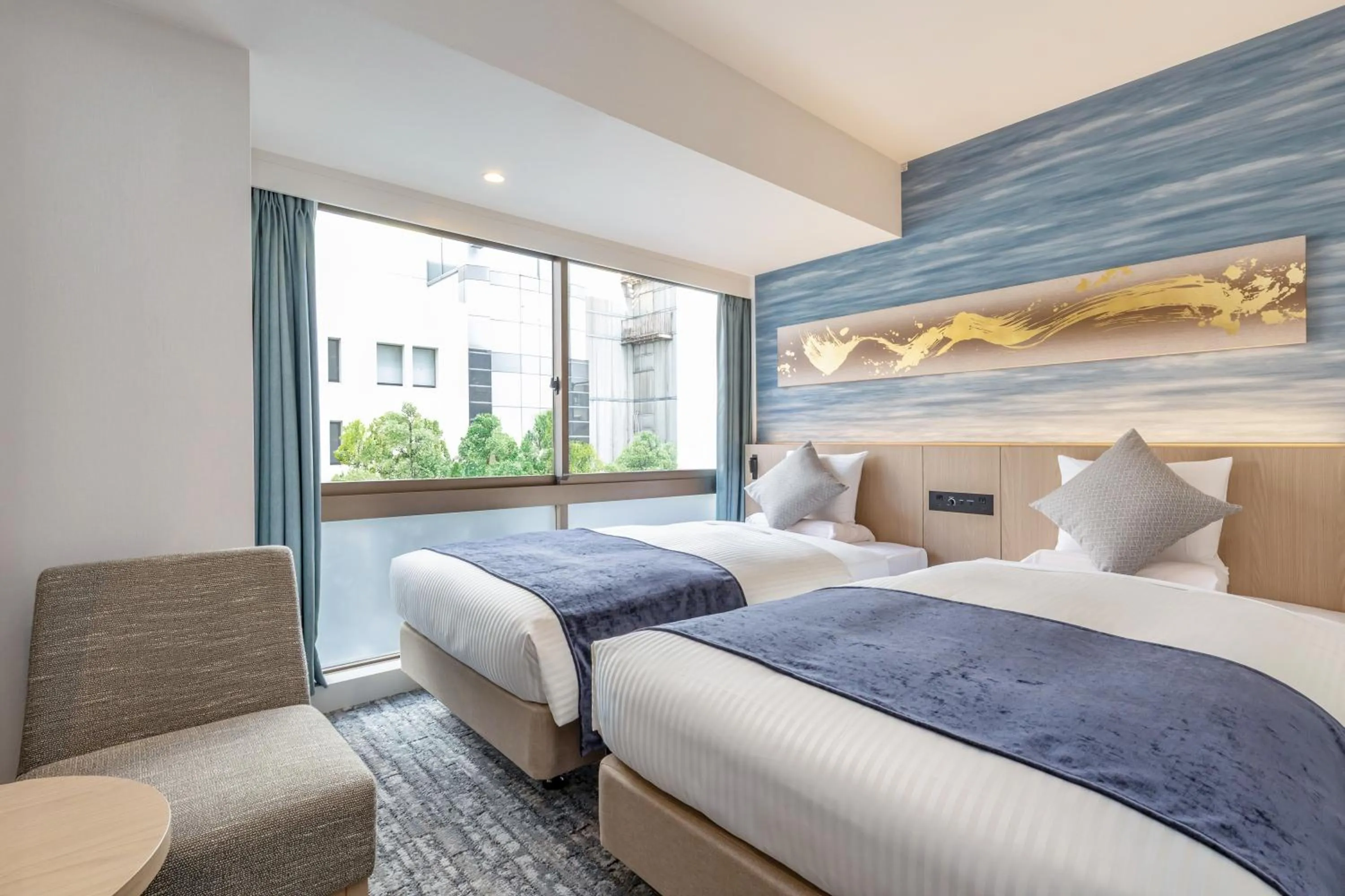 Photo of the whole room, Bed in HOTEL MYSTAYS Kanazawa Katamachi