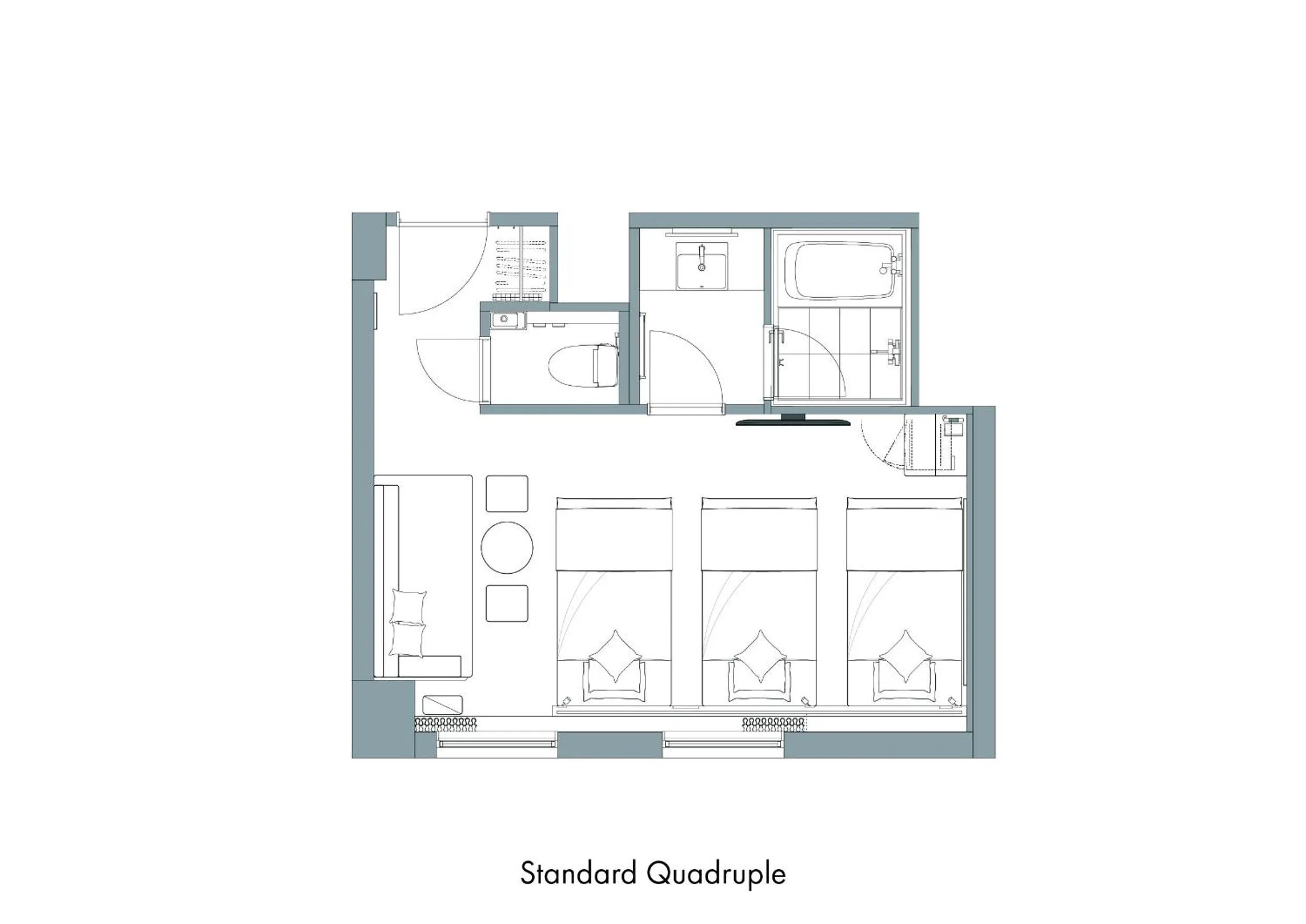 Floor plan in HOTEL MYSTAYS Kanazawa Katamachi