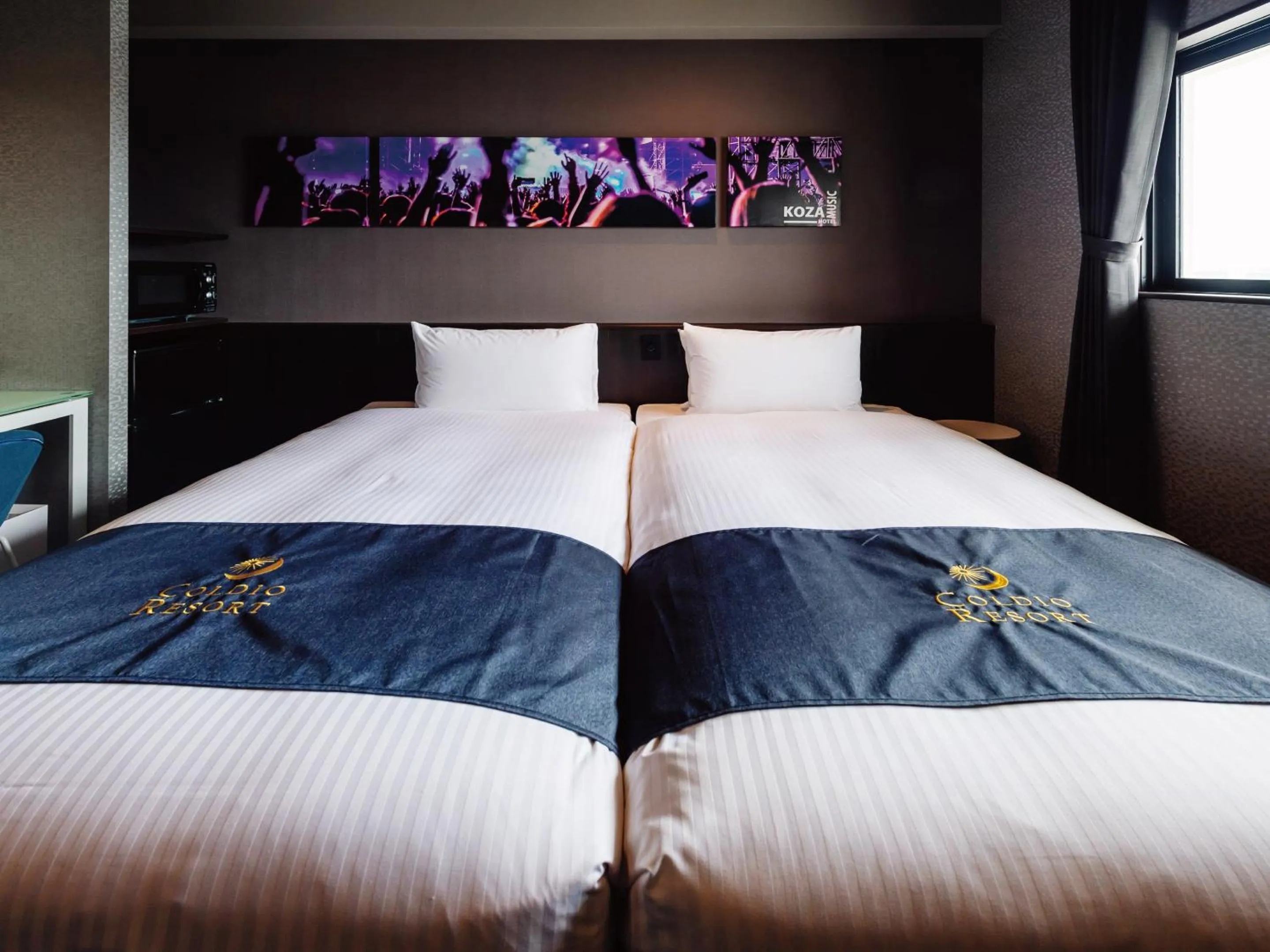 Bed in Music Hotel Koza by Coldio Premium