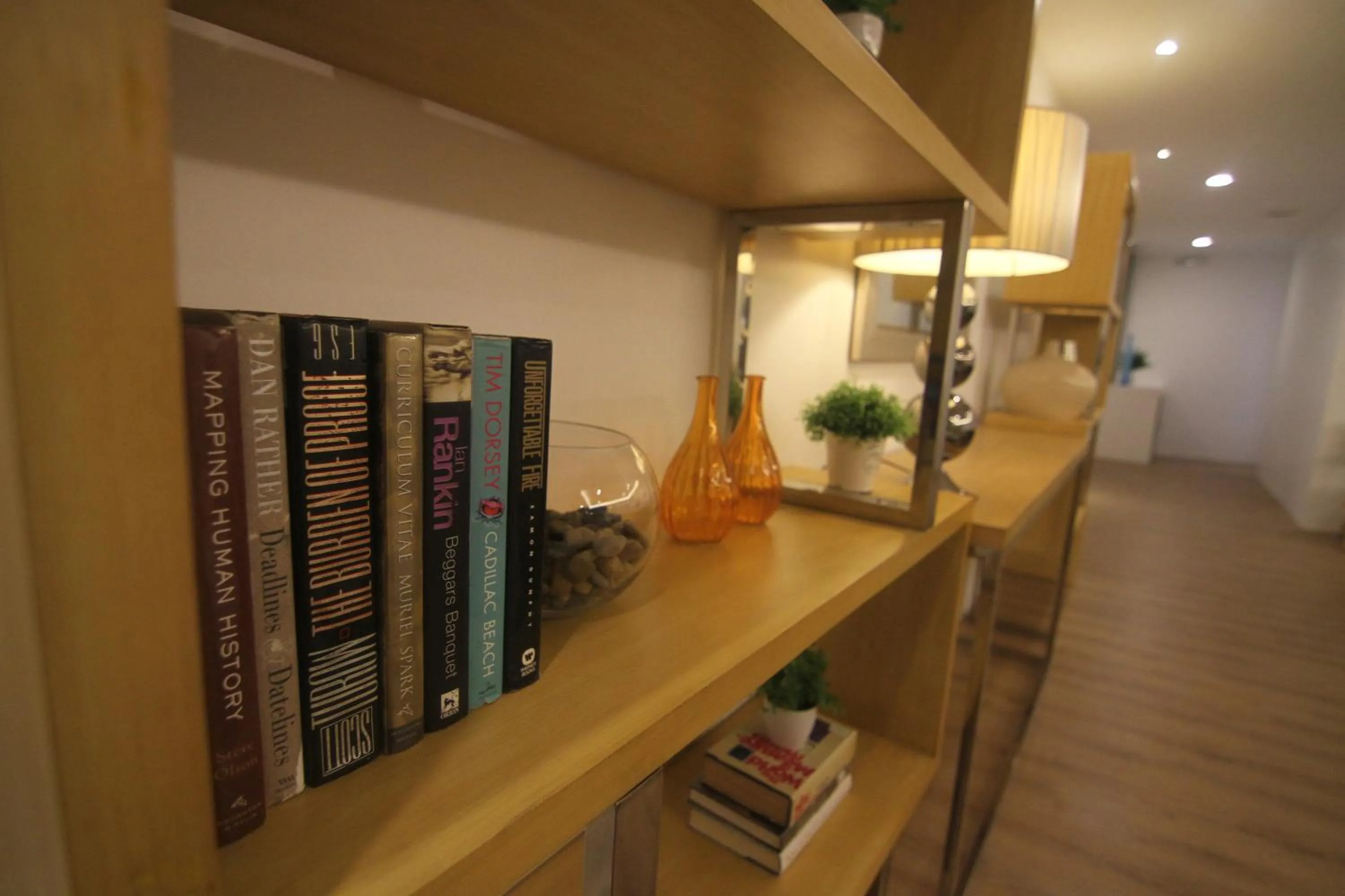 Library in Bryan Condo Suites Makati near Airport