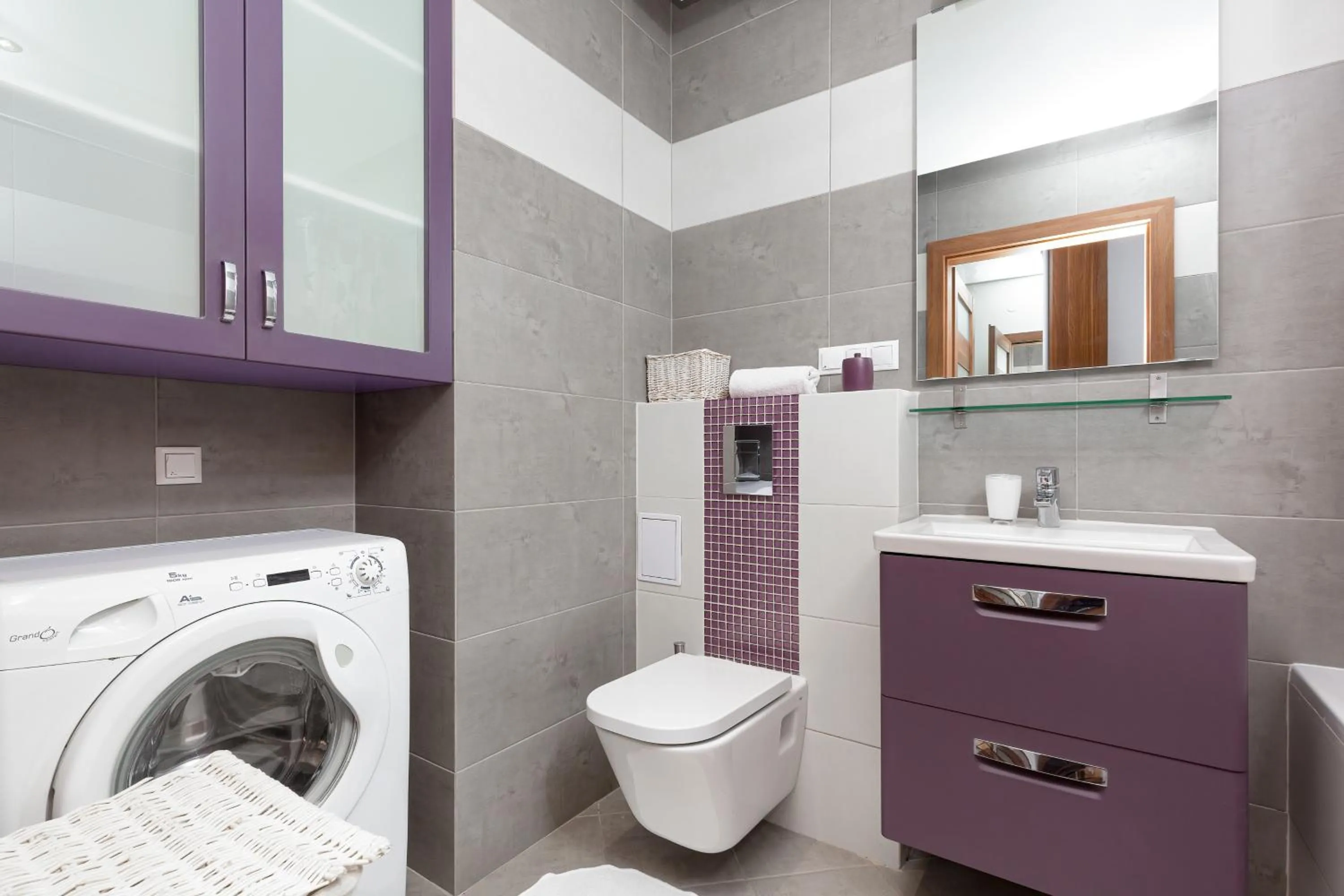 Bathroom in Atrium Ursus Warsaw Apartments by Noclegi Renters