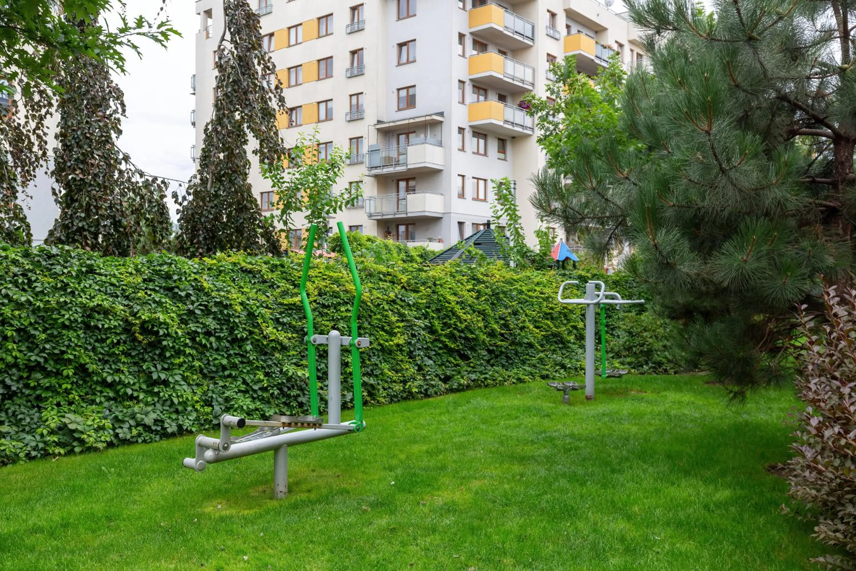 Children play ground in Atrium Ursus Warsaw Apartments by Noclegi Renters