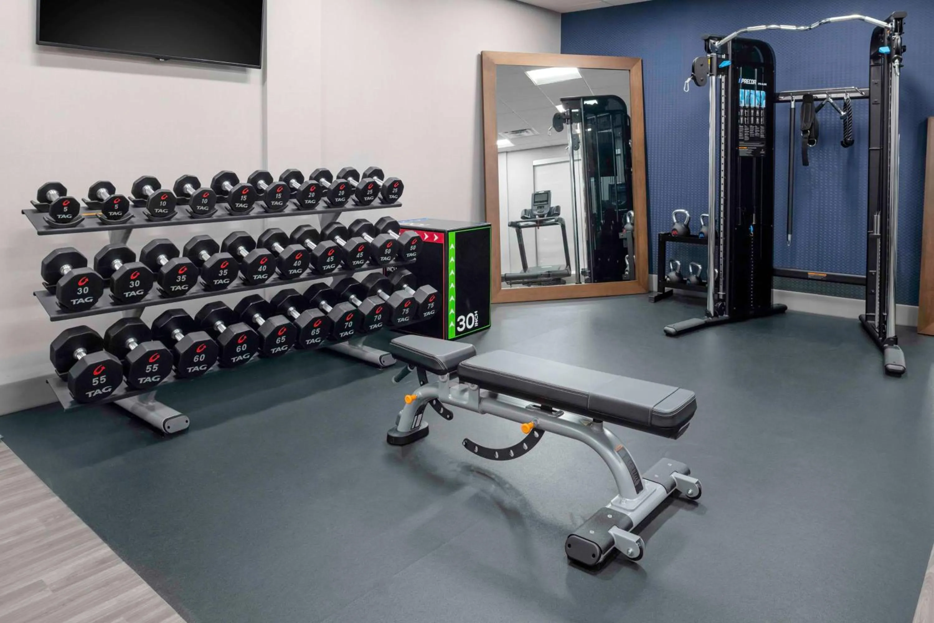Fitness centre/facilities in Hampton Inn & Suites Cedar Park North Austin, Tx