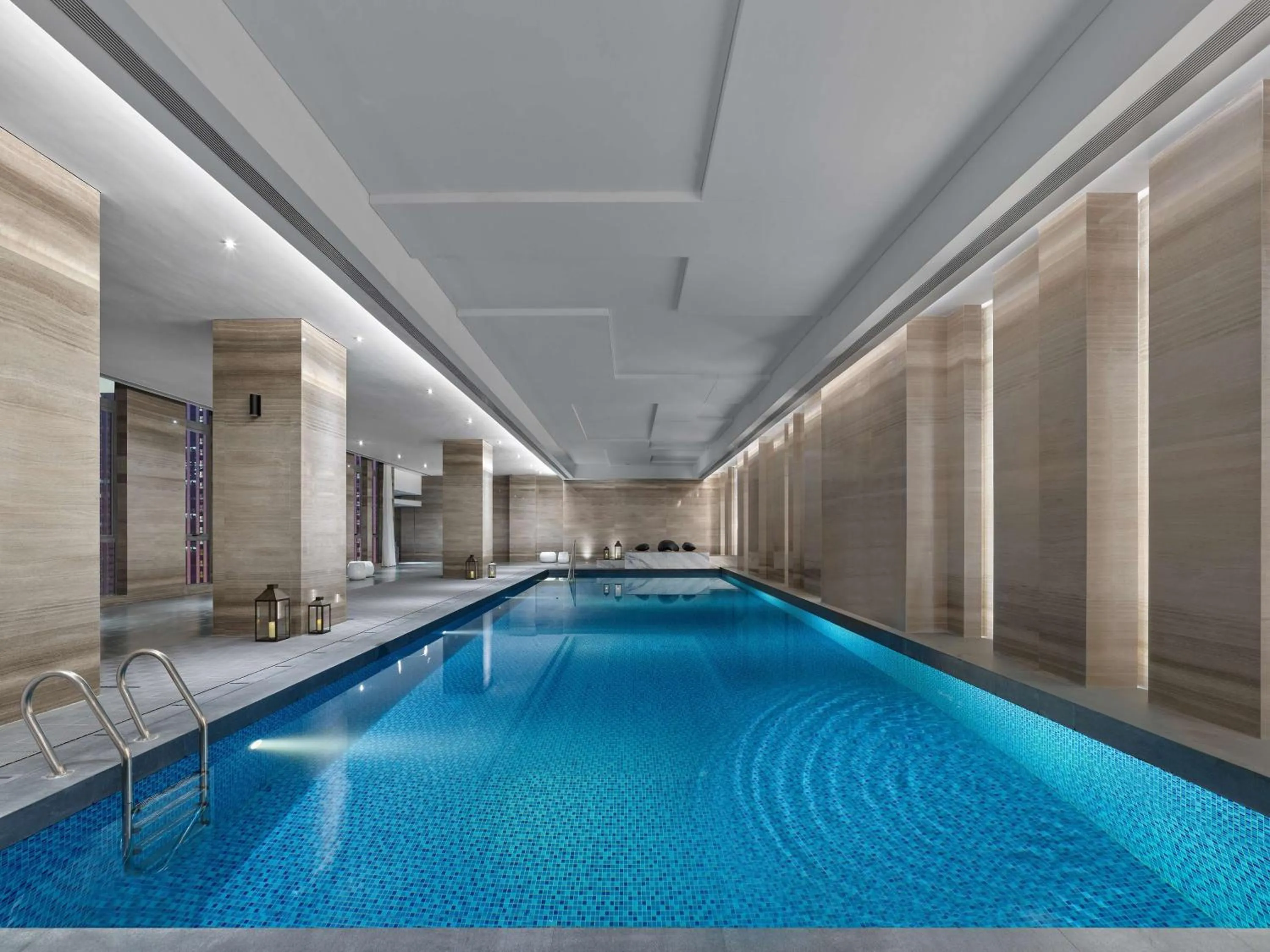 Pool view in Doubletree By Hilton Baoding