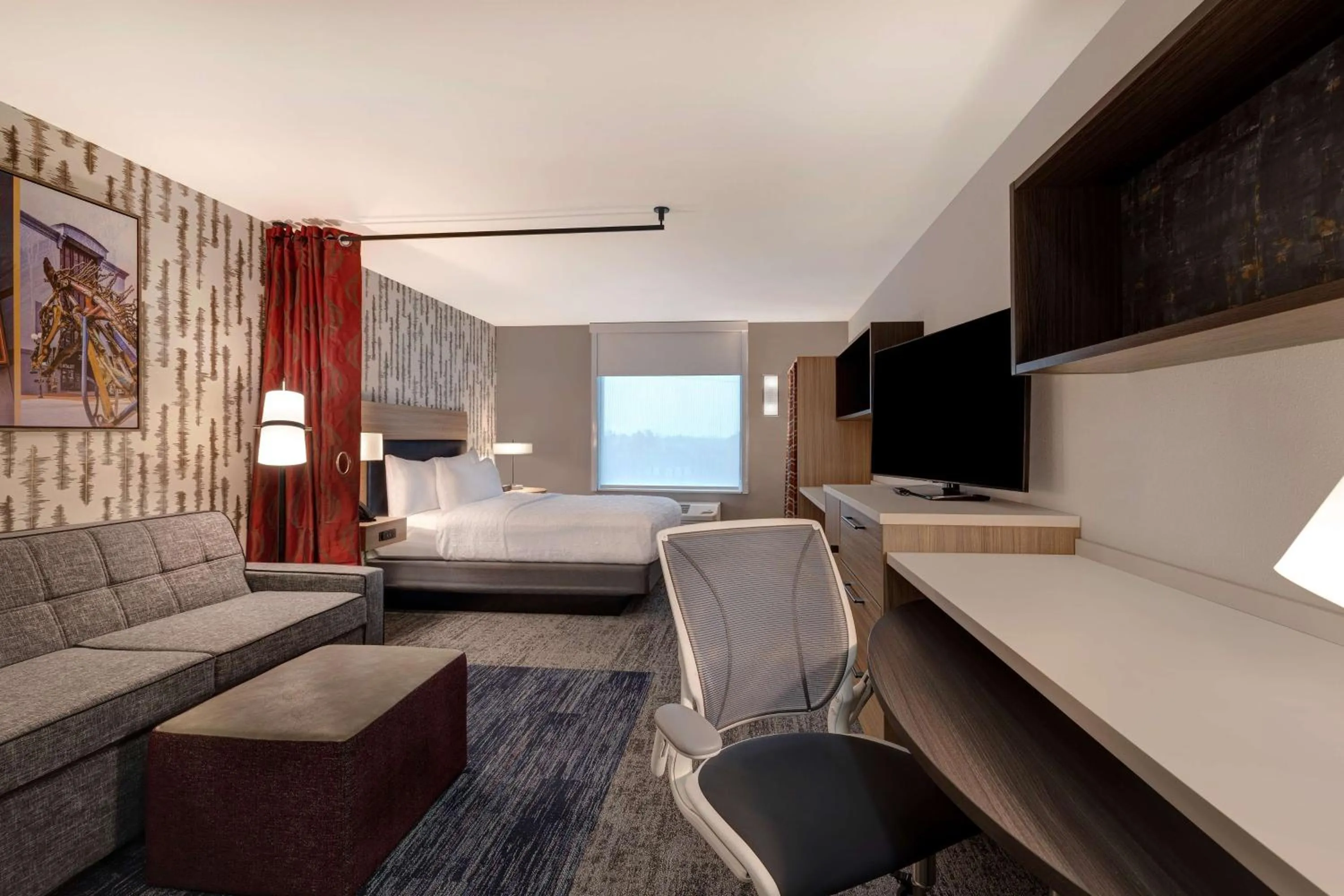 Bedroom, Bed in Home2 Suites By Hilton Blythewood, Sc