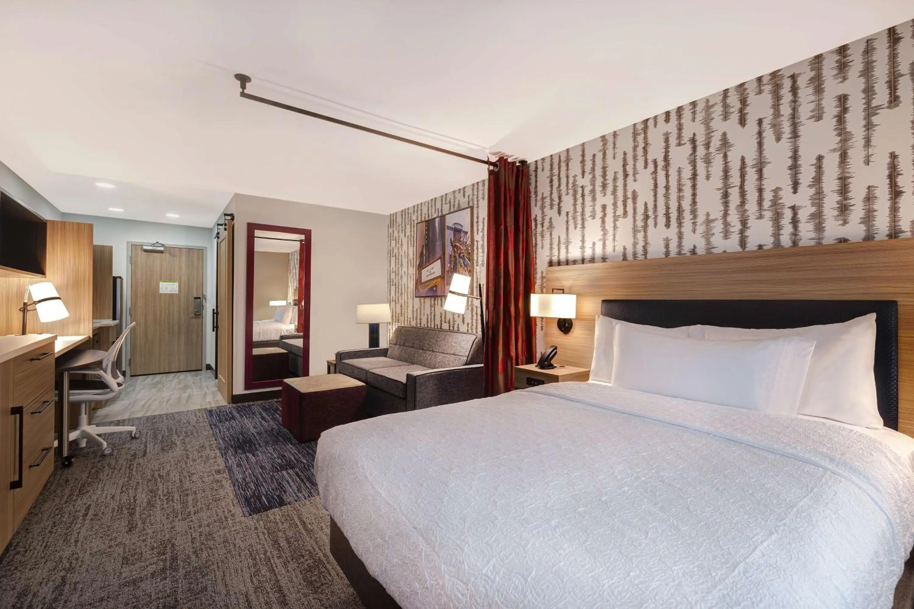 Bedroom, Bed in Home2 Suites By Hilton Blythewood, Sc