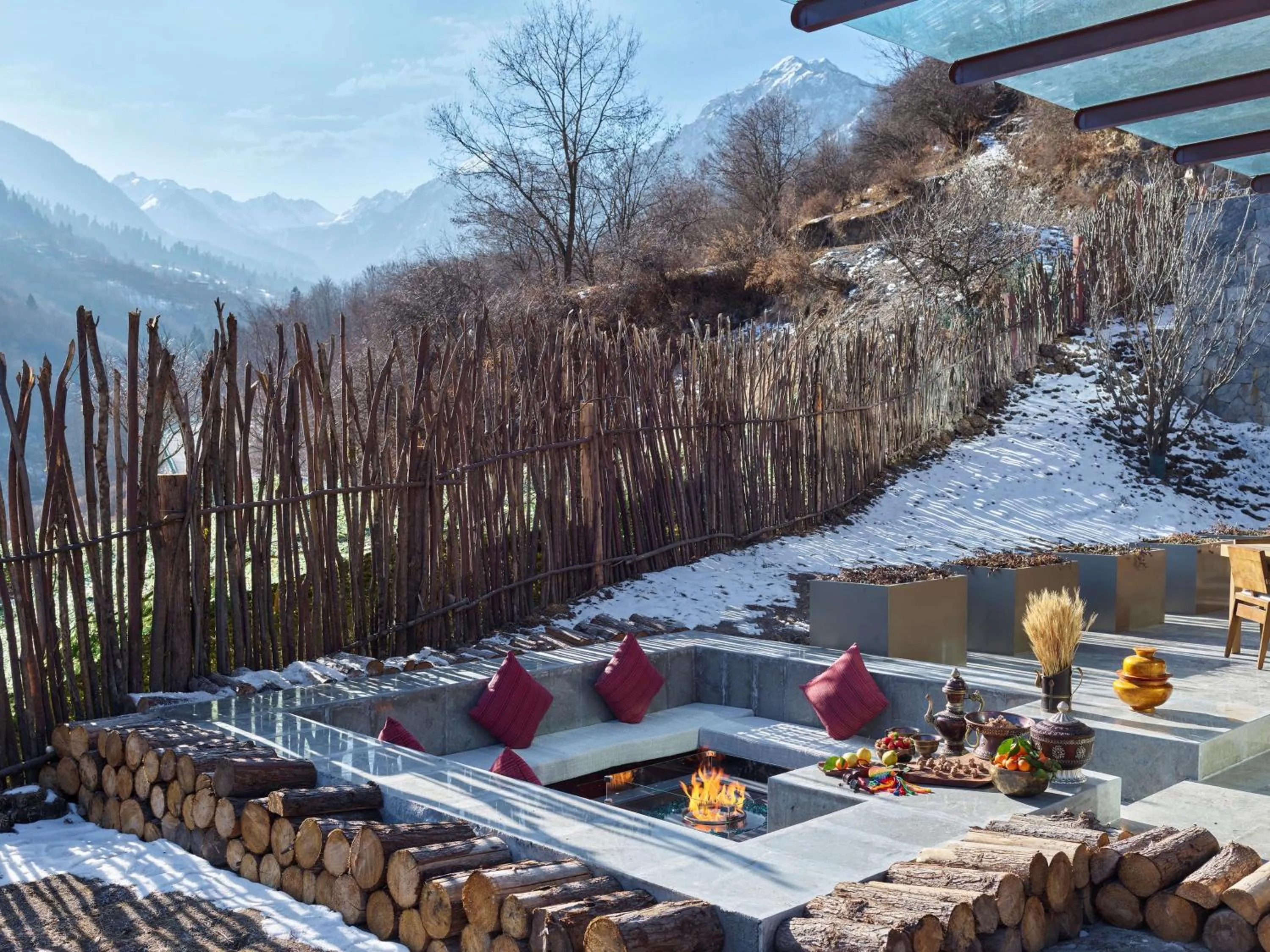 Patio in Conrad Jiuzhaigou